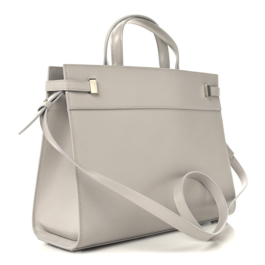 Calfskin Small Manhattan Shopper Tote Granite