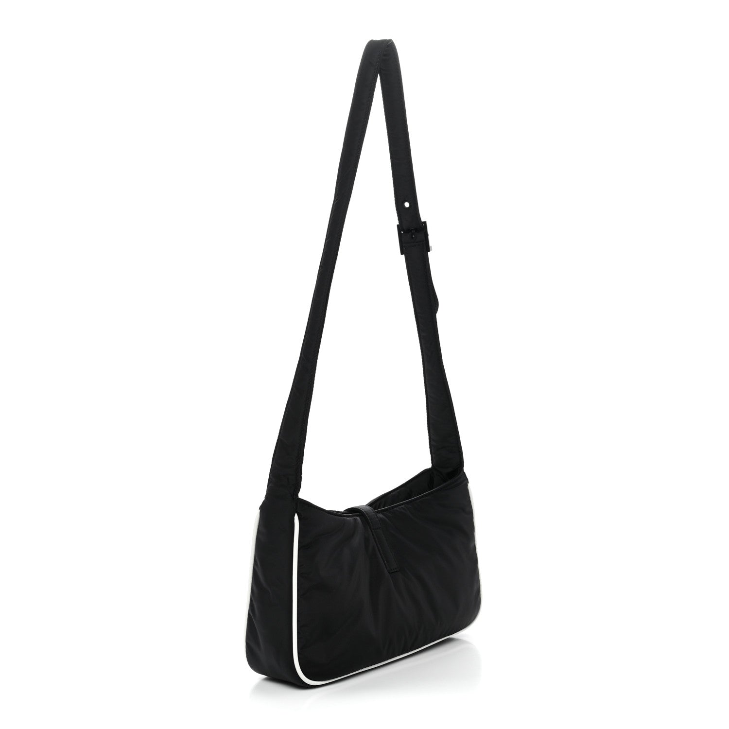 Econyl Nylon Le 5 A 7 Hobo Black White