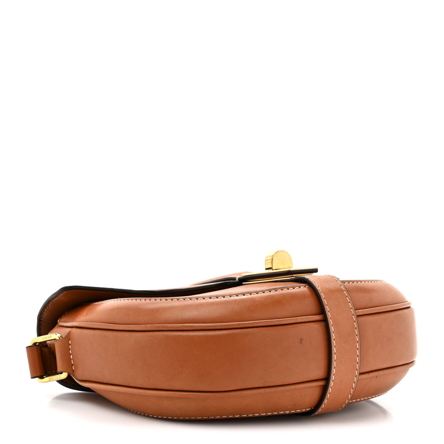 Natural Calfskin Besace Small 16 Tan