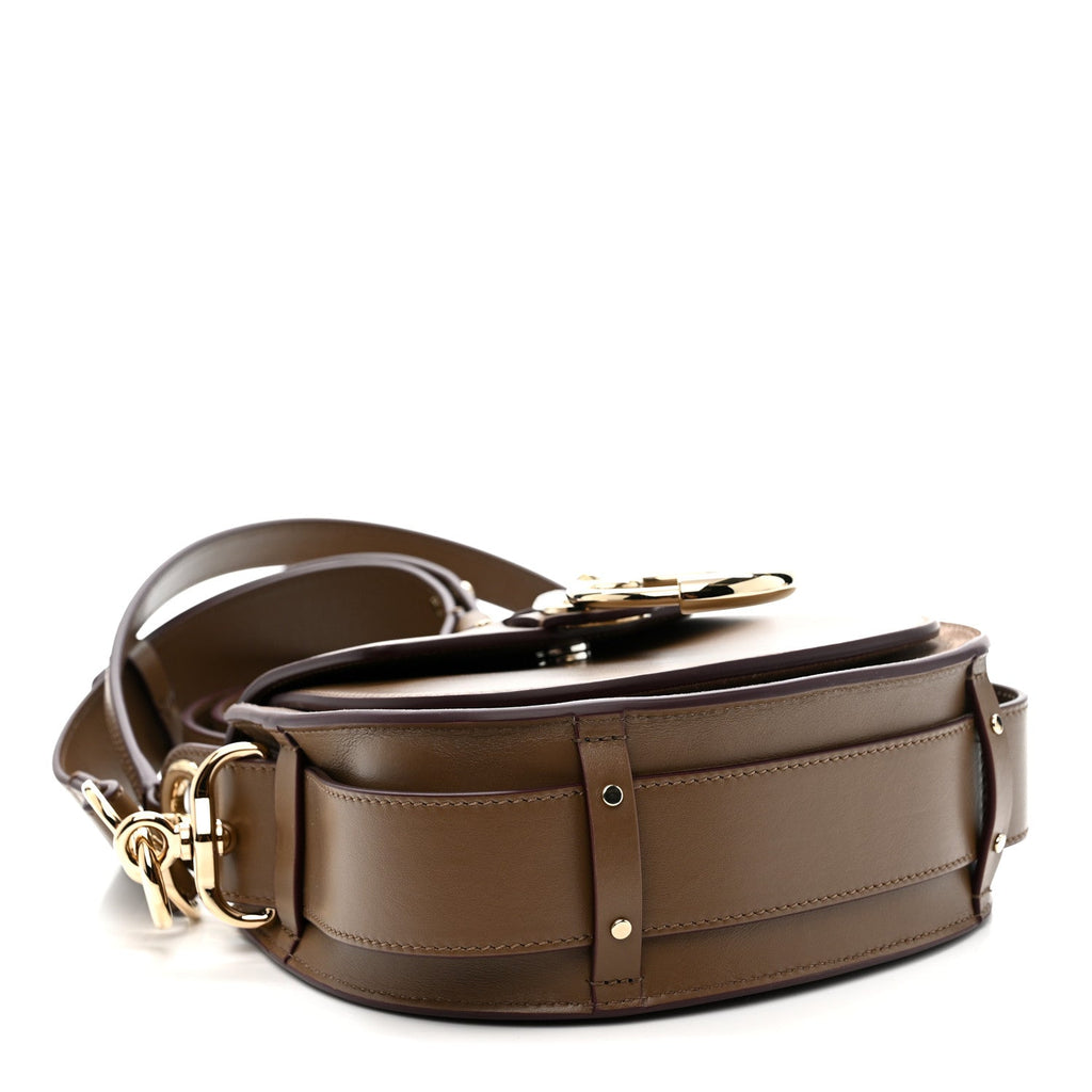 Calfskin Small Tess Bag Dark Nut