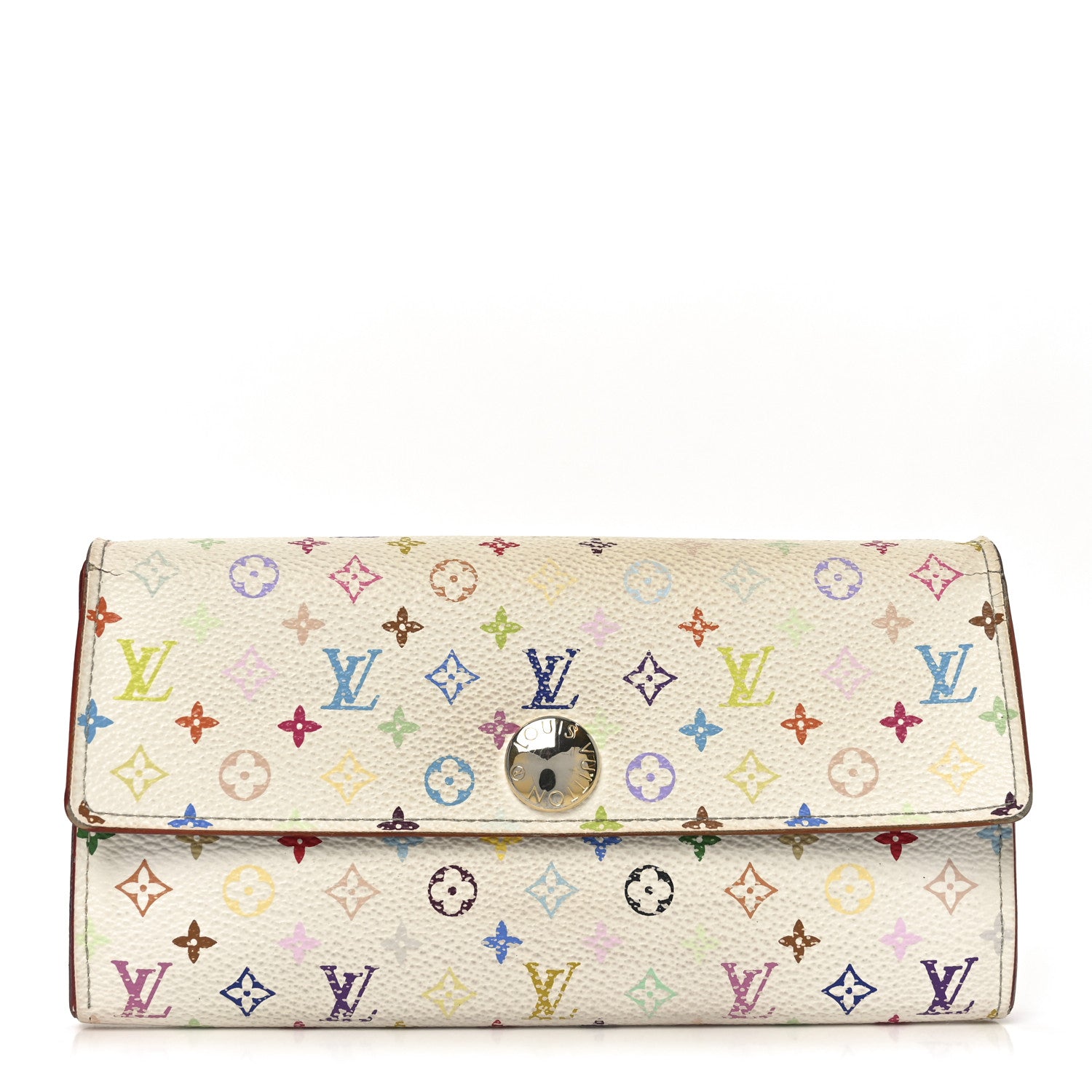 Monogram Multicolor Sarah Wallet White Eglantine
