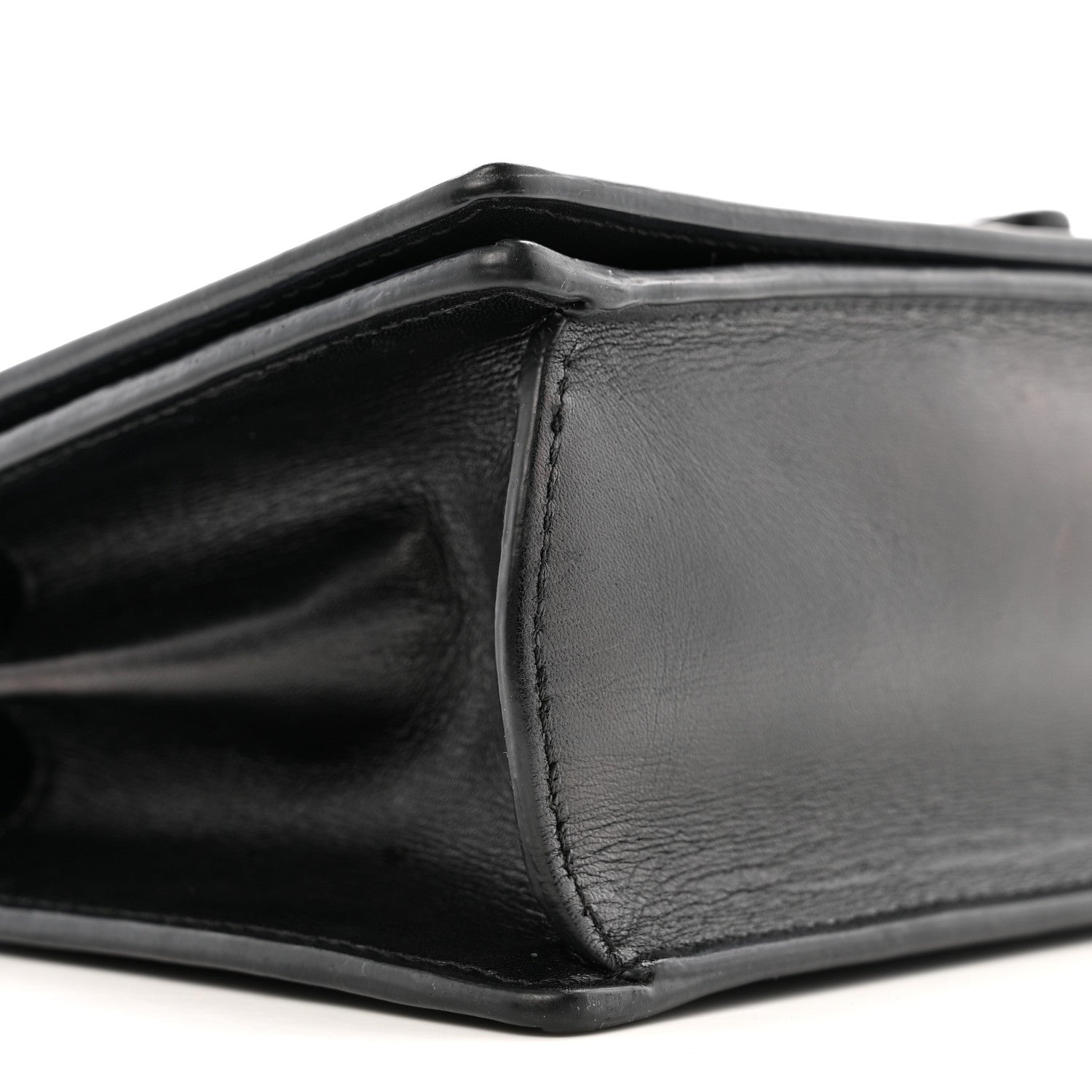 Calfskin Mini Barcelona Shoulder Bag Black