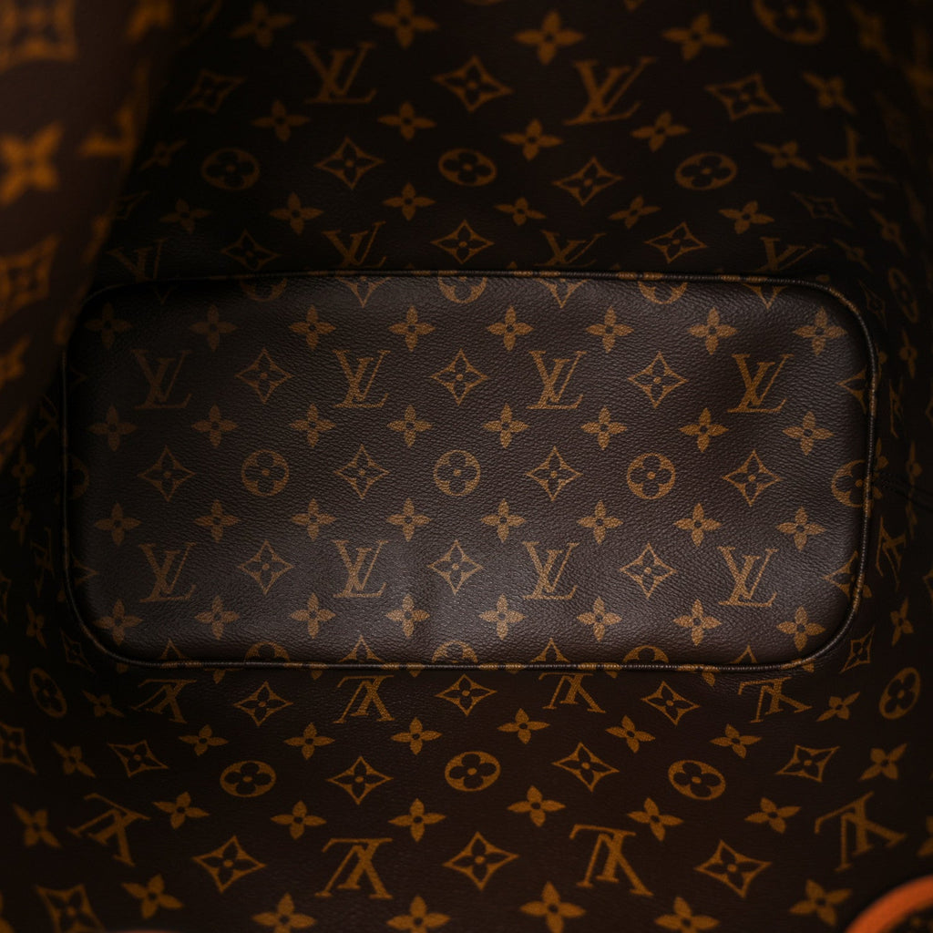 Monogram Calfskin Neo Neverfull Inside Out MM Tan