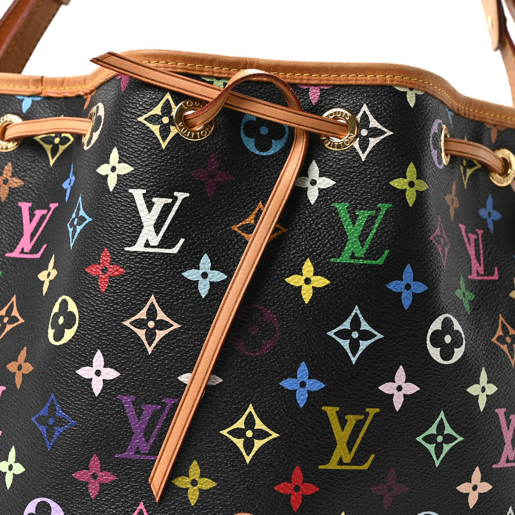 Monogram Multicolor Petit Noe Black