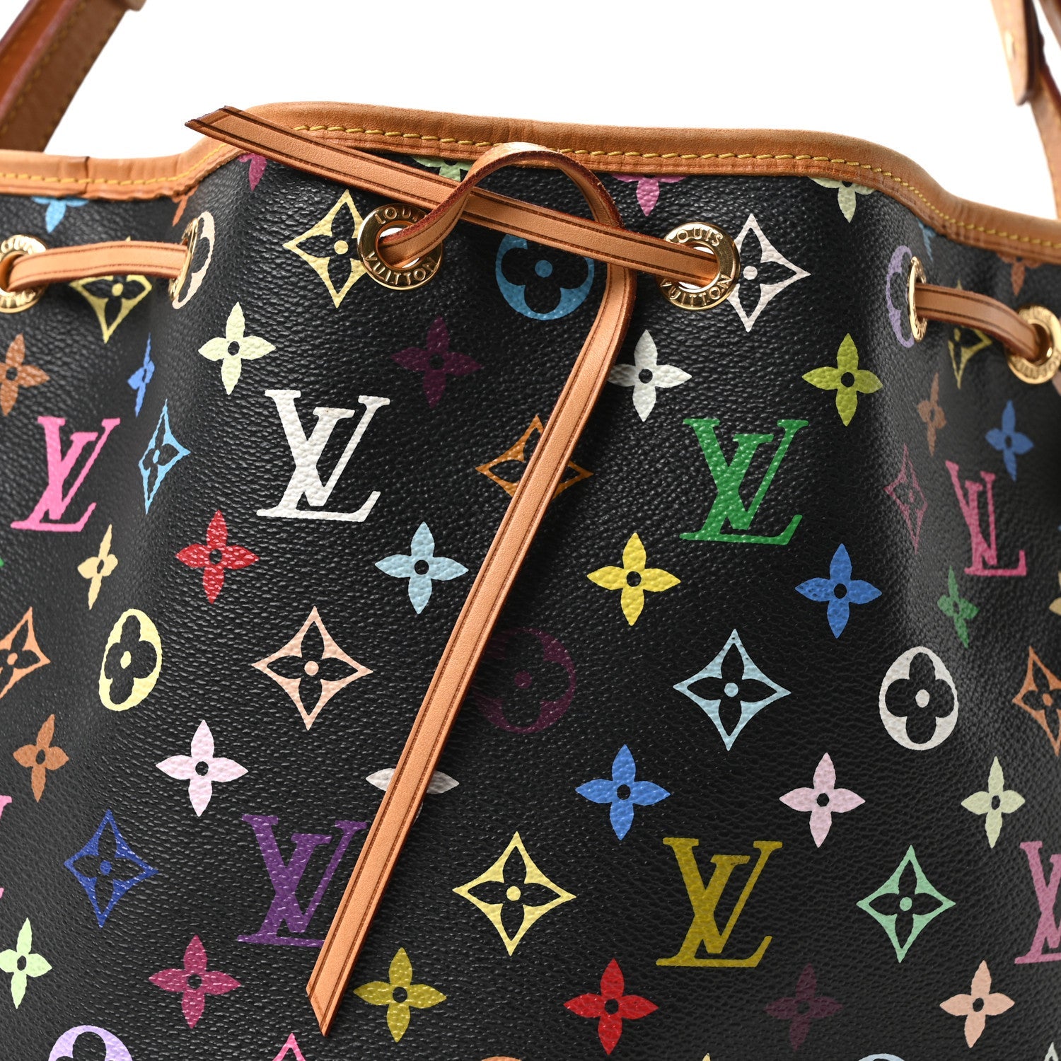 Monogram Multicolor Petit Noe Black