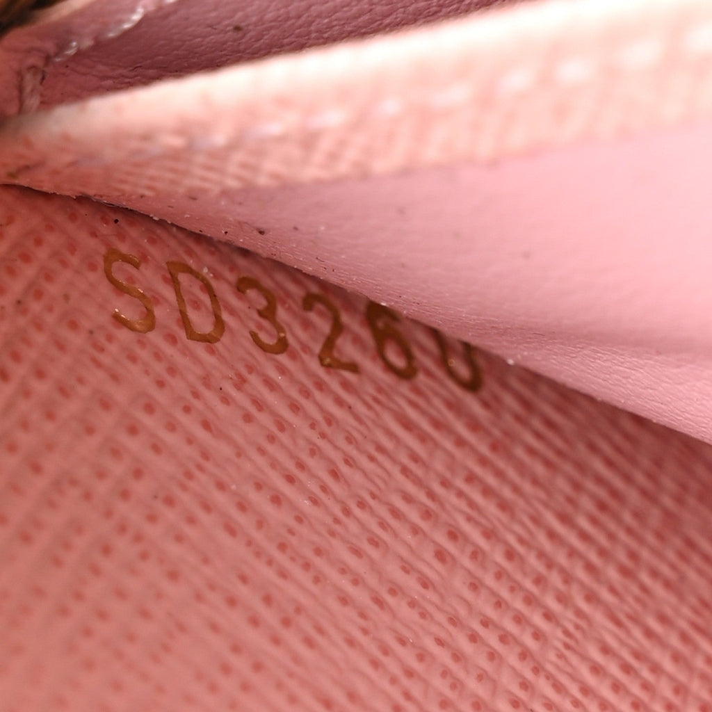 Monogram Zippy Wallet Rose Ballerine