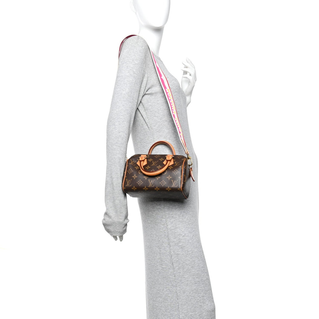 Monogram Speedy Bandouliere 20 Fuchsia