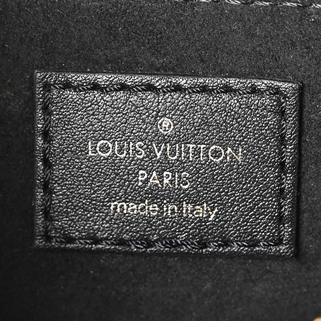 Calfskin LV New Wave Chain Bag Black