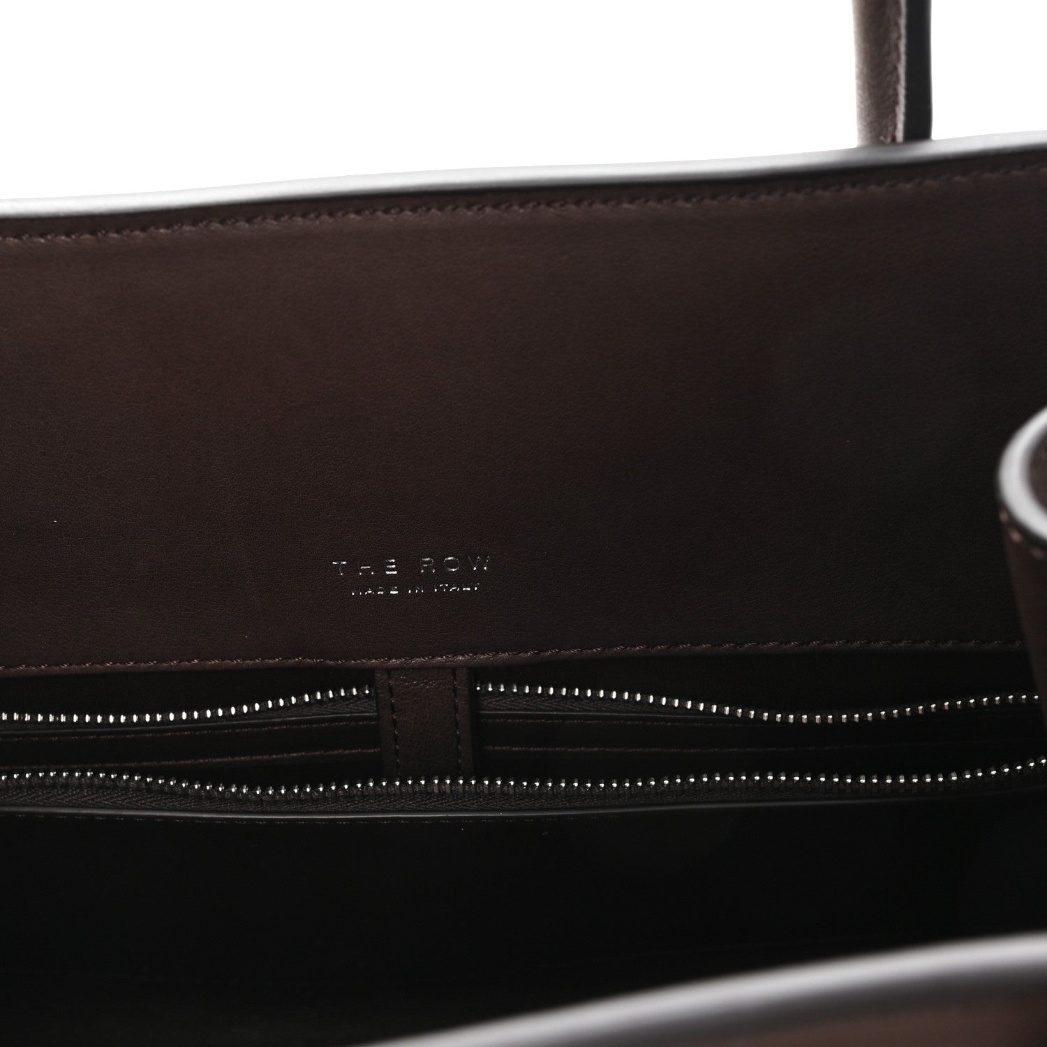 Polished Saddle Calfskin Margaux Shoulder 12 Hippo Grey