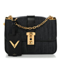 Denim B-Rockstud Flap Blue Blue