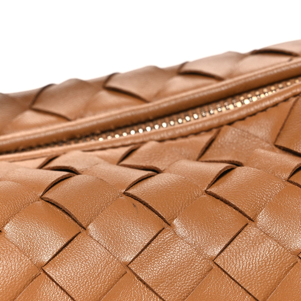 Nappa Intrecciato Mini Jodie Caramel