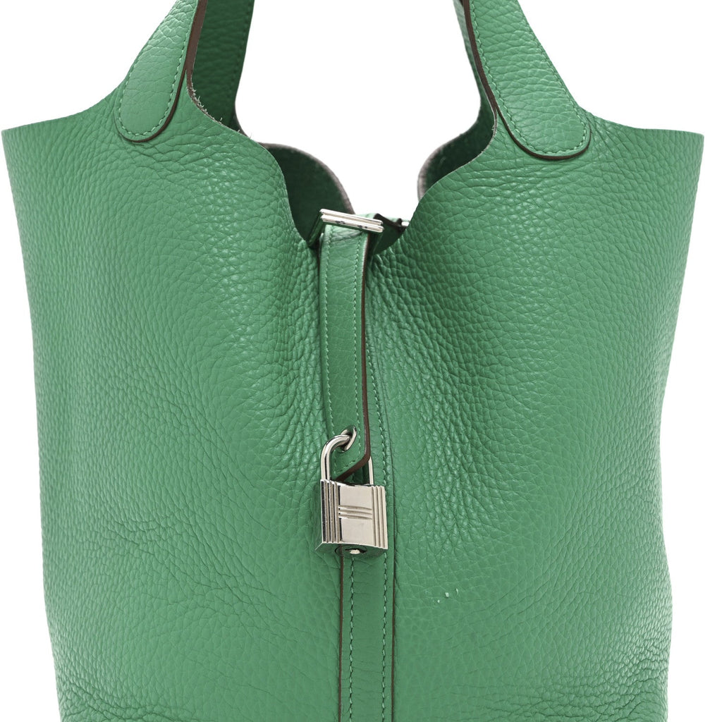 Taurillon Clemence Picotin Lock 22 MM Menthe