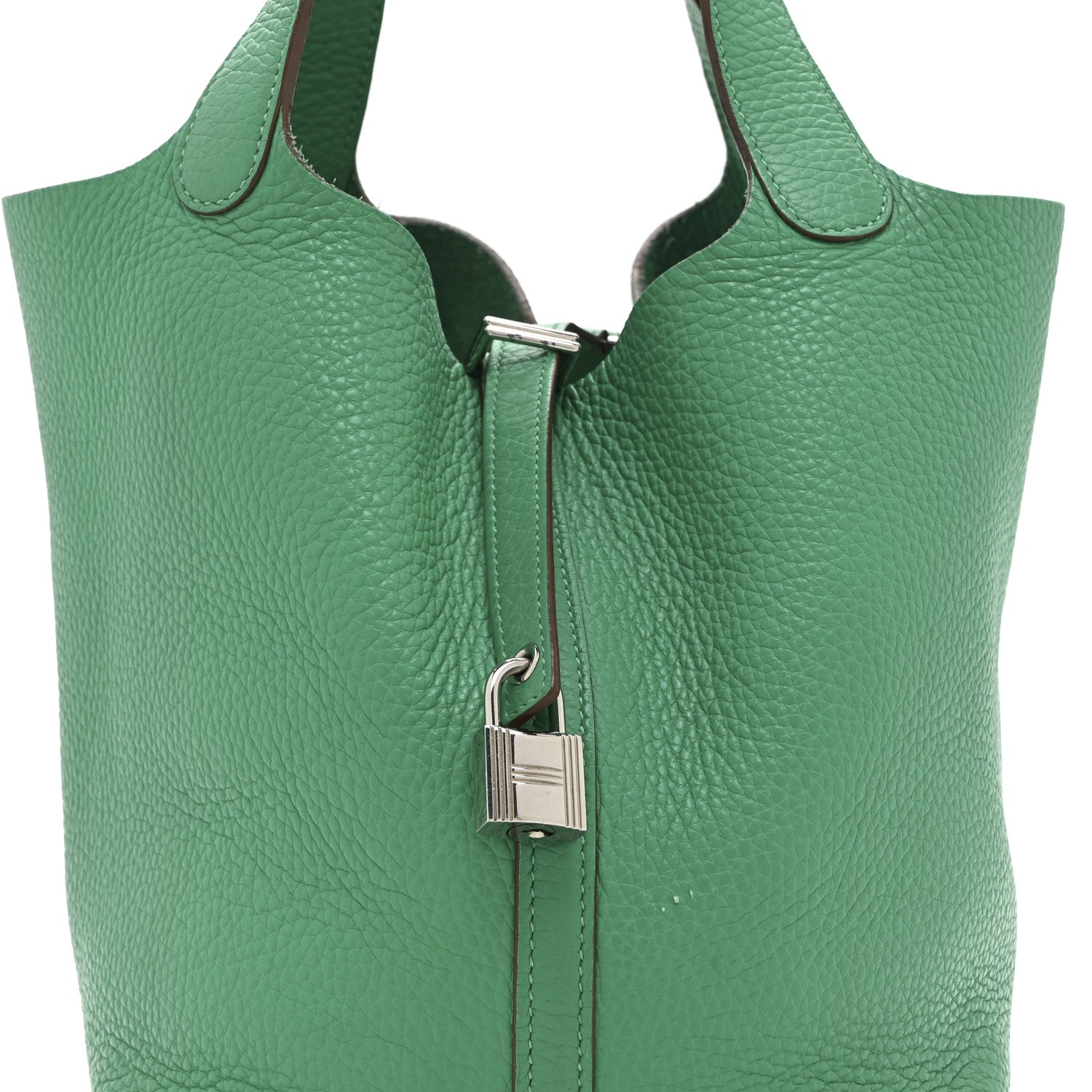 Taurillon Clemence Picotin Lock 22 MM Menthe