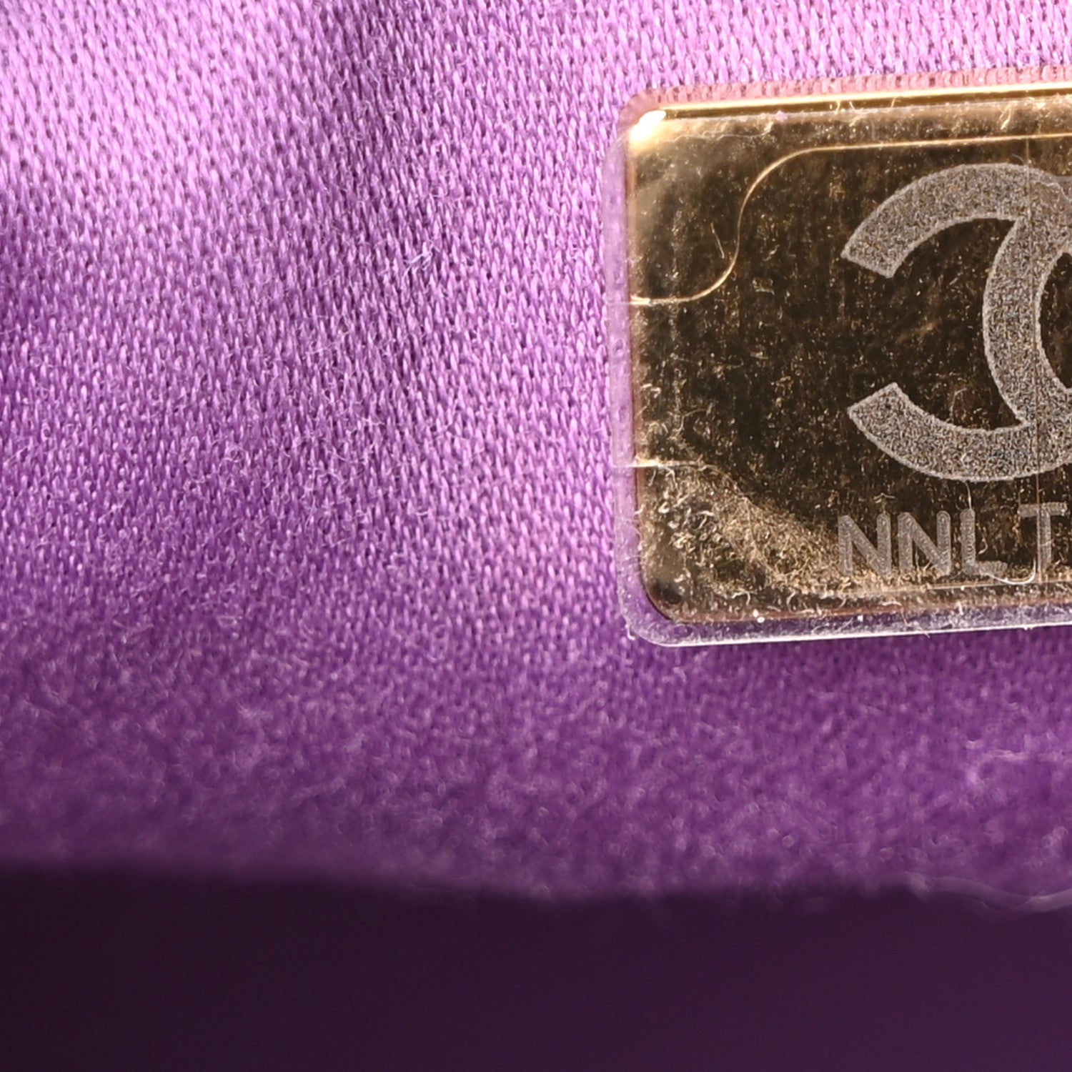 Suede Quilted Mini Chanel 25 Handbag Purple