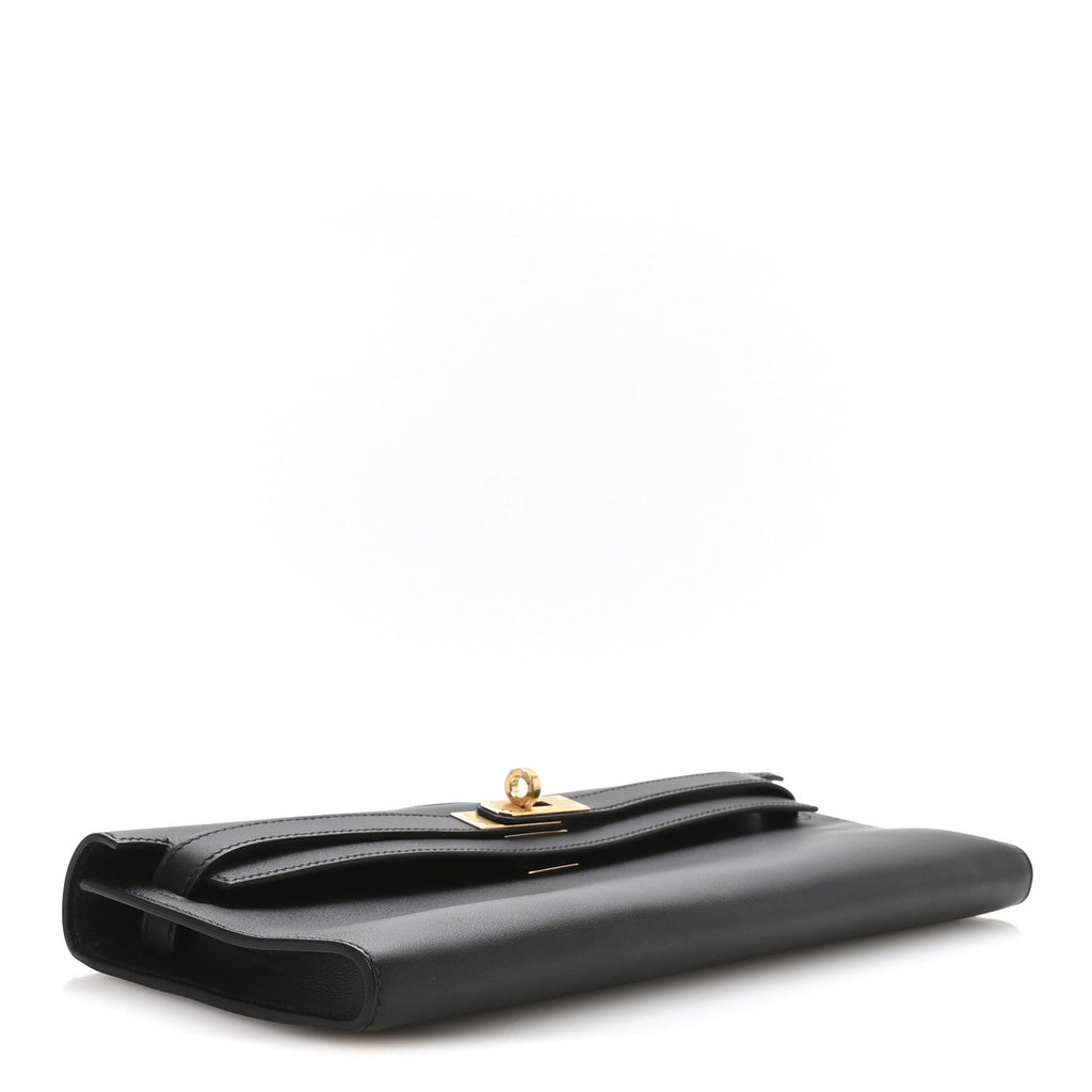 Swift Kelly Cut Clutch Pochette Black