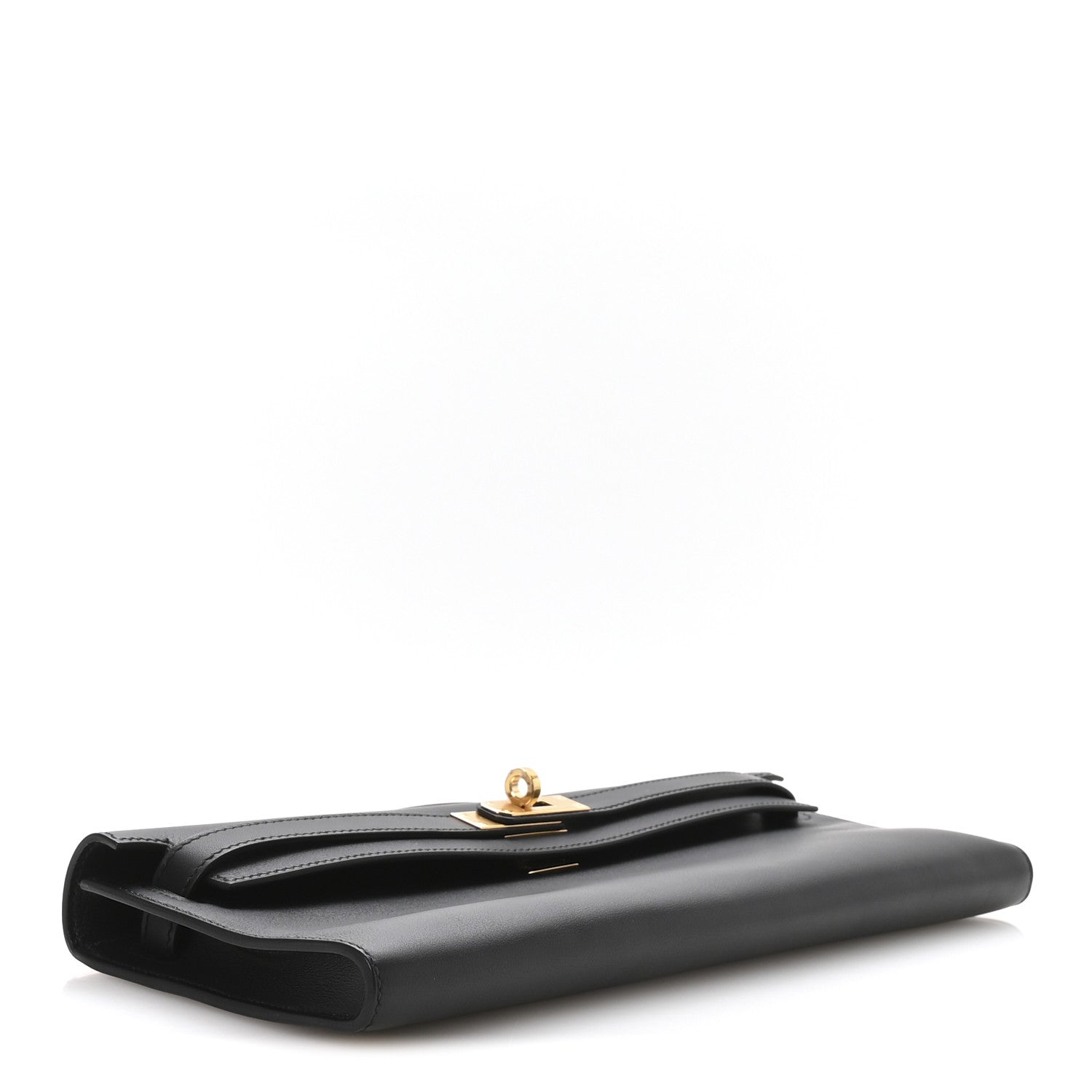 Swift Kelly Cut Clutch Pochette Black