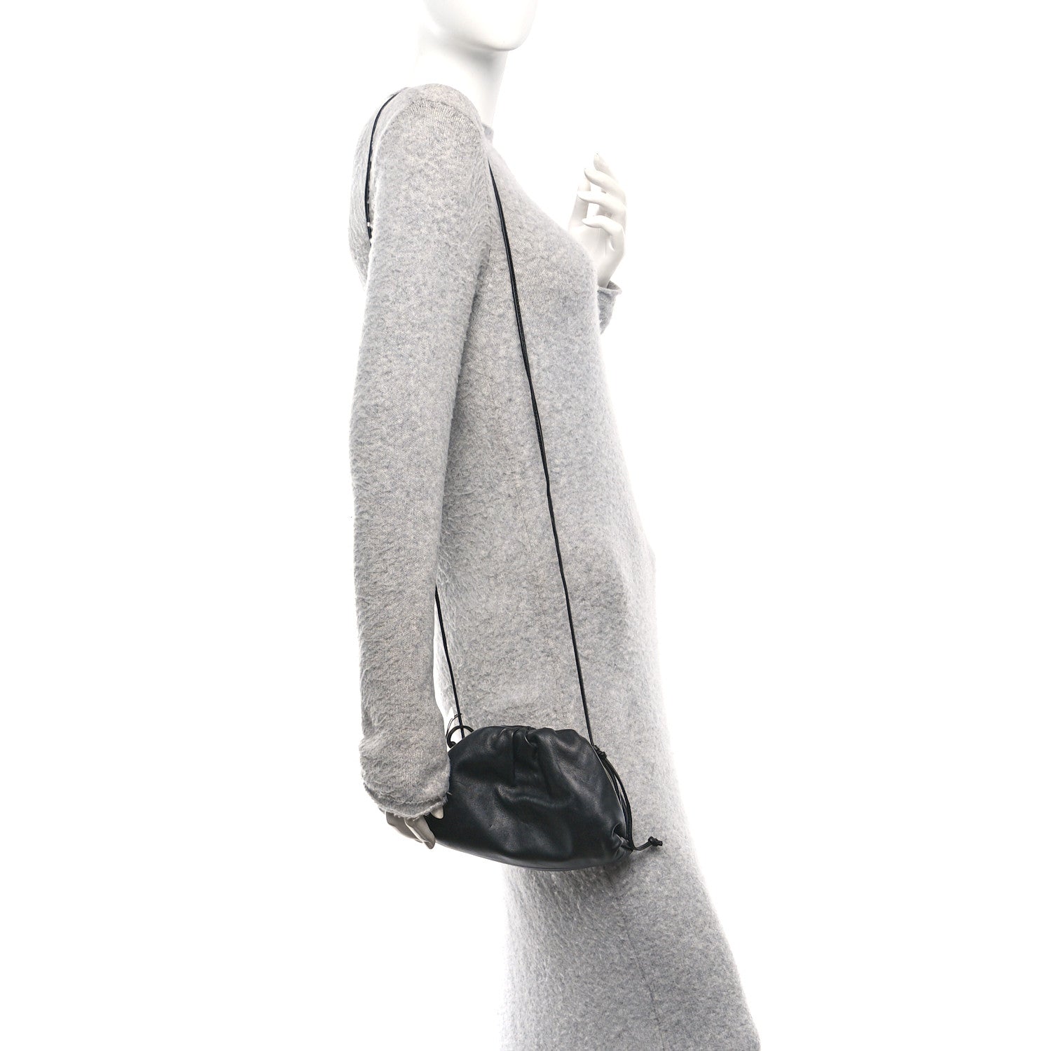 Butter Calfskin The Mini Pouch Black