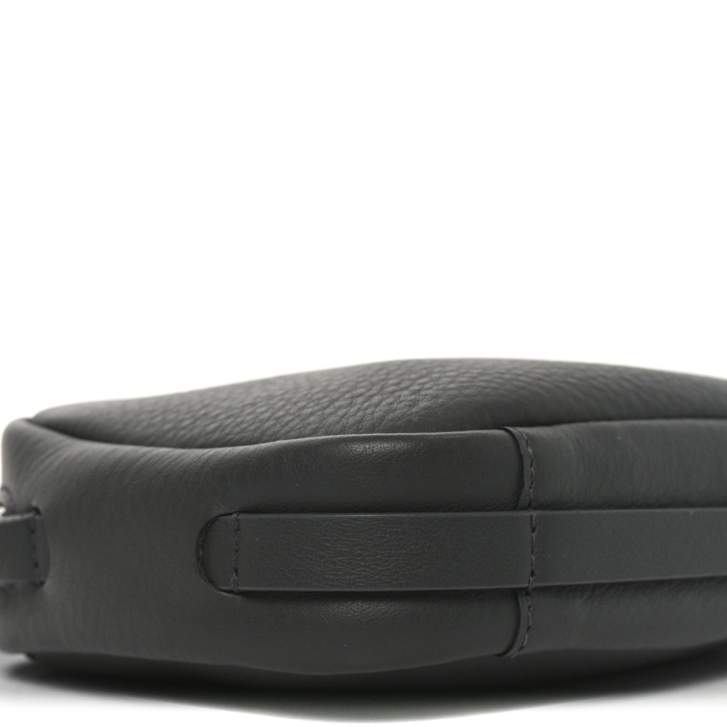 Calfskin Logo XS Everyday Camera Bag Gris Fossile