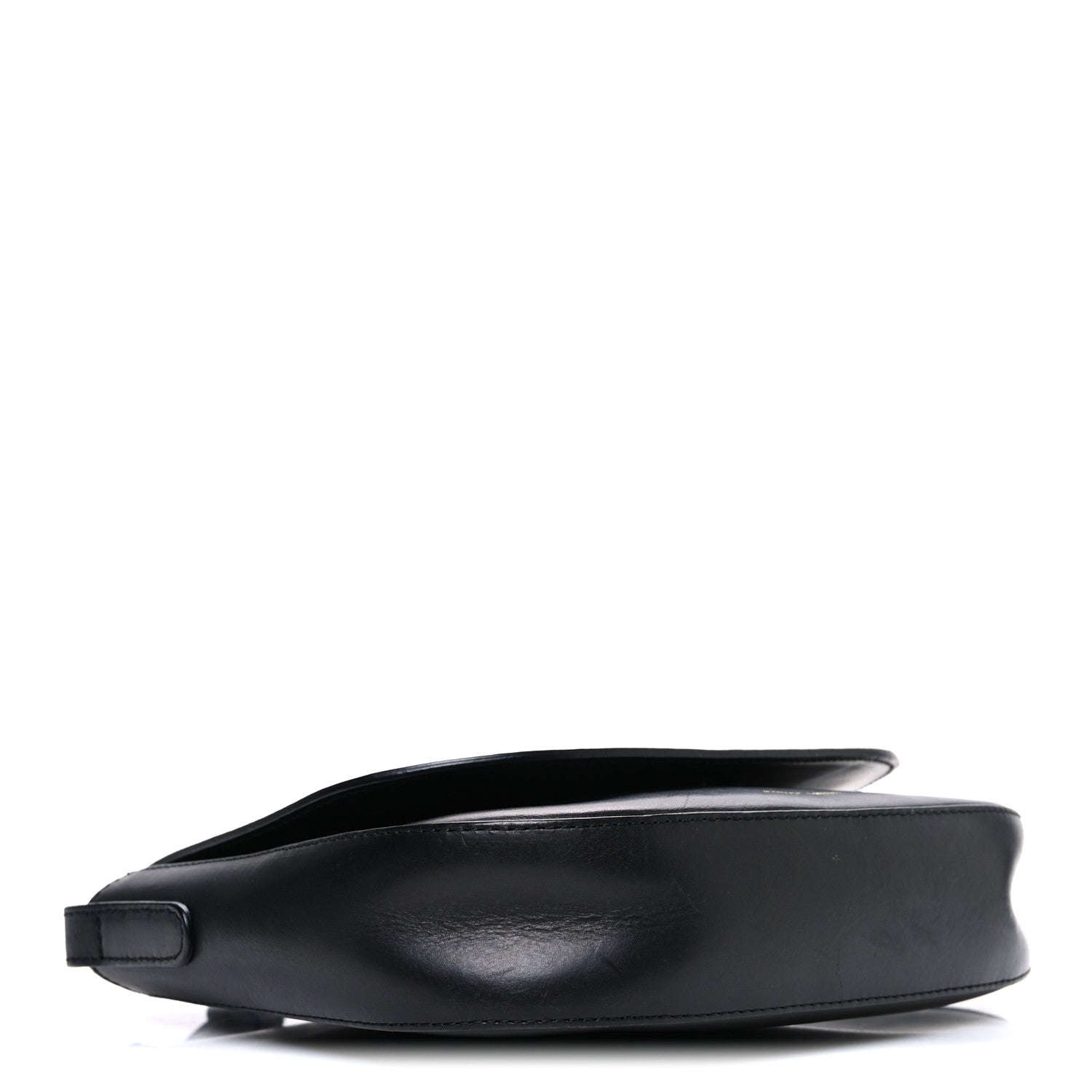Calfskin Flap Crossbody Bag Black