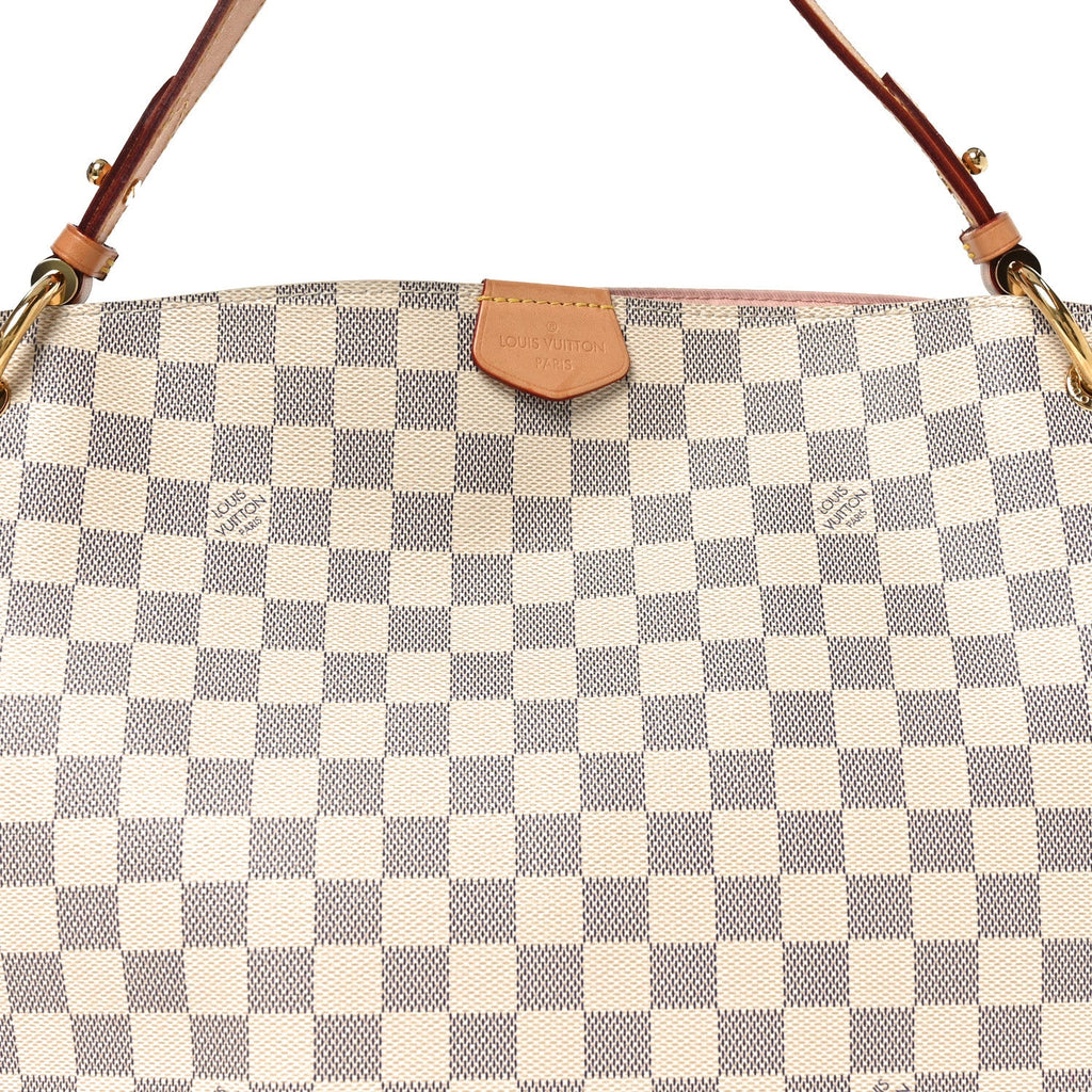 Damier Azur Graceful PM Rose Ballerine