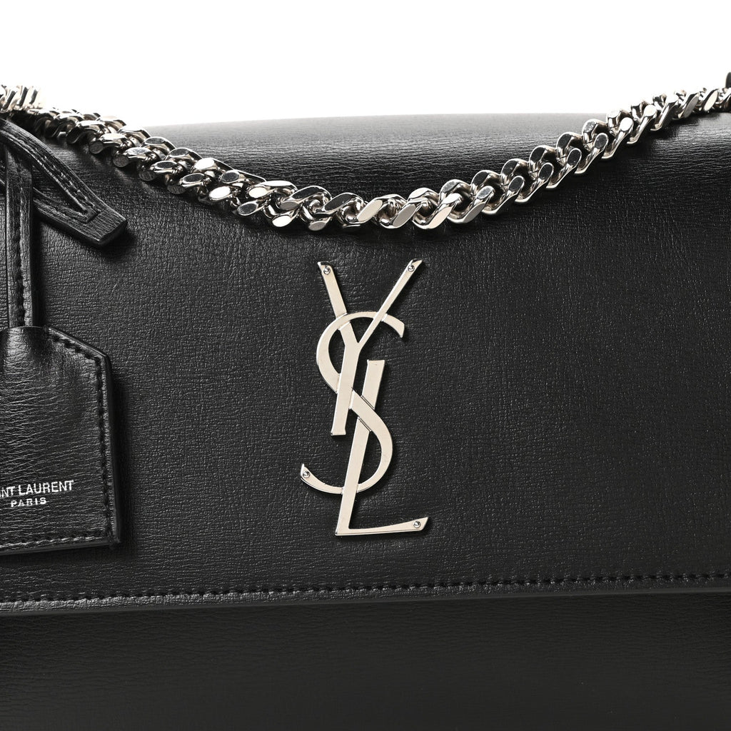 Calfskin Medium Monogram Sunset Black