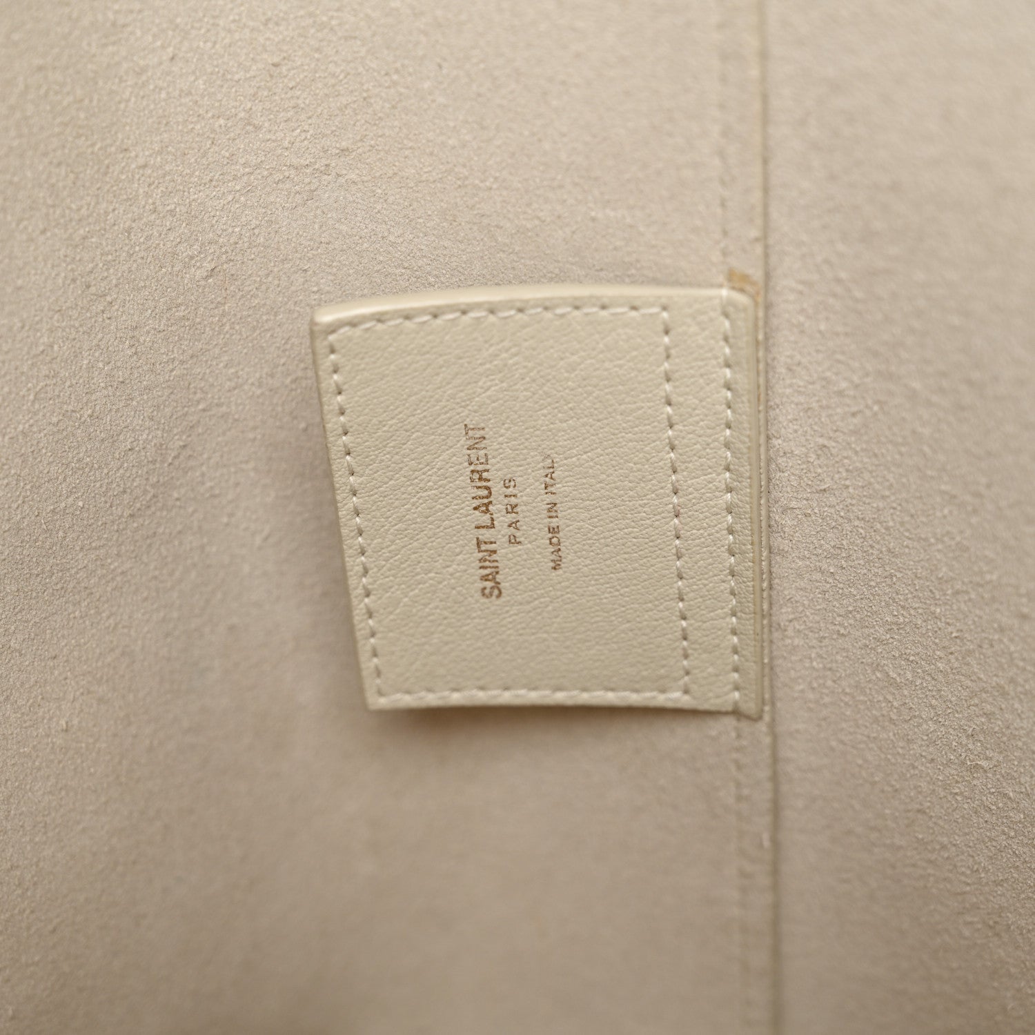Calfskin Large Shopping Tote Porcellana