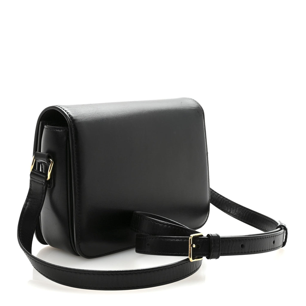 Shiny Calfskin Teen Triomphe Black