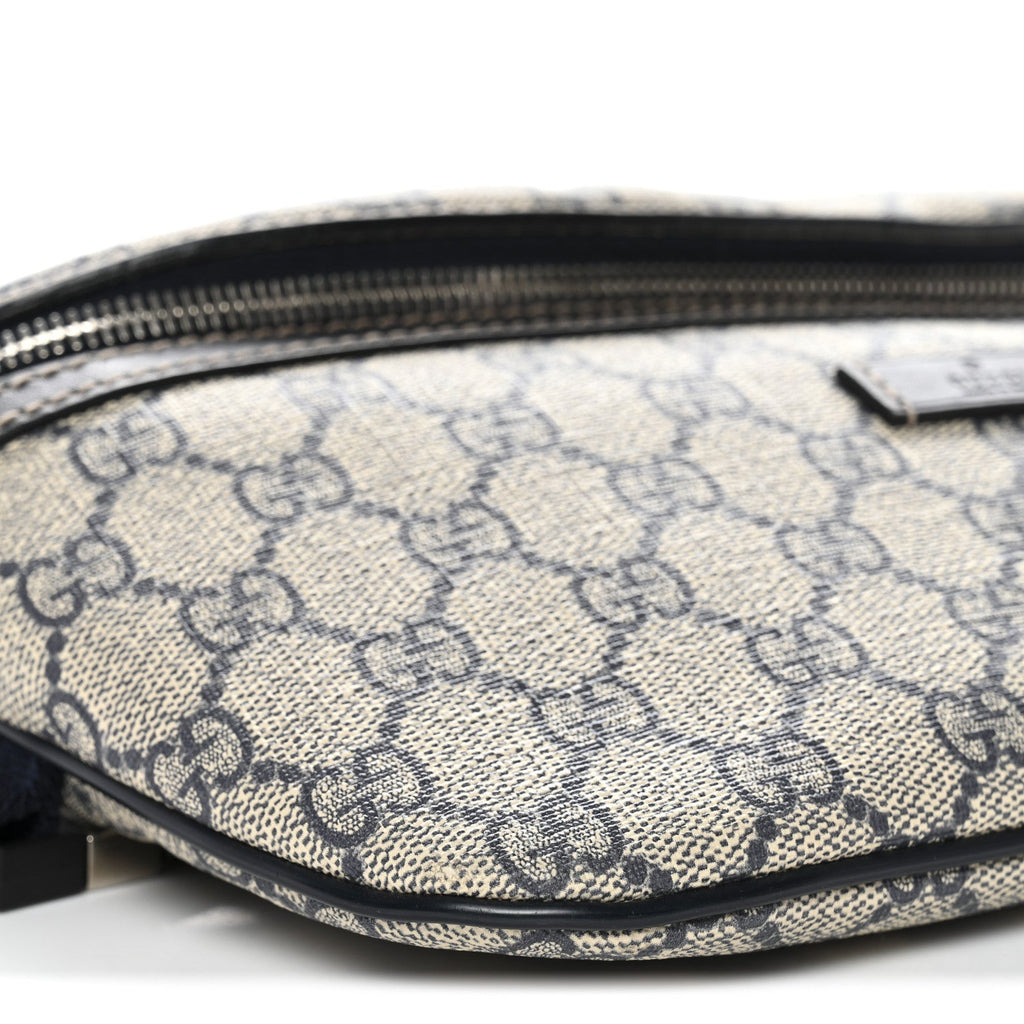 GG Supreme Monogram Belt Bag Navy