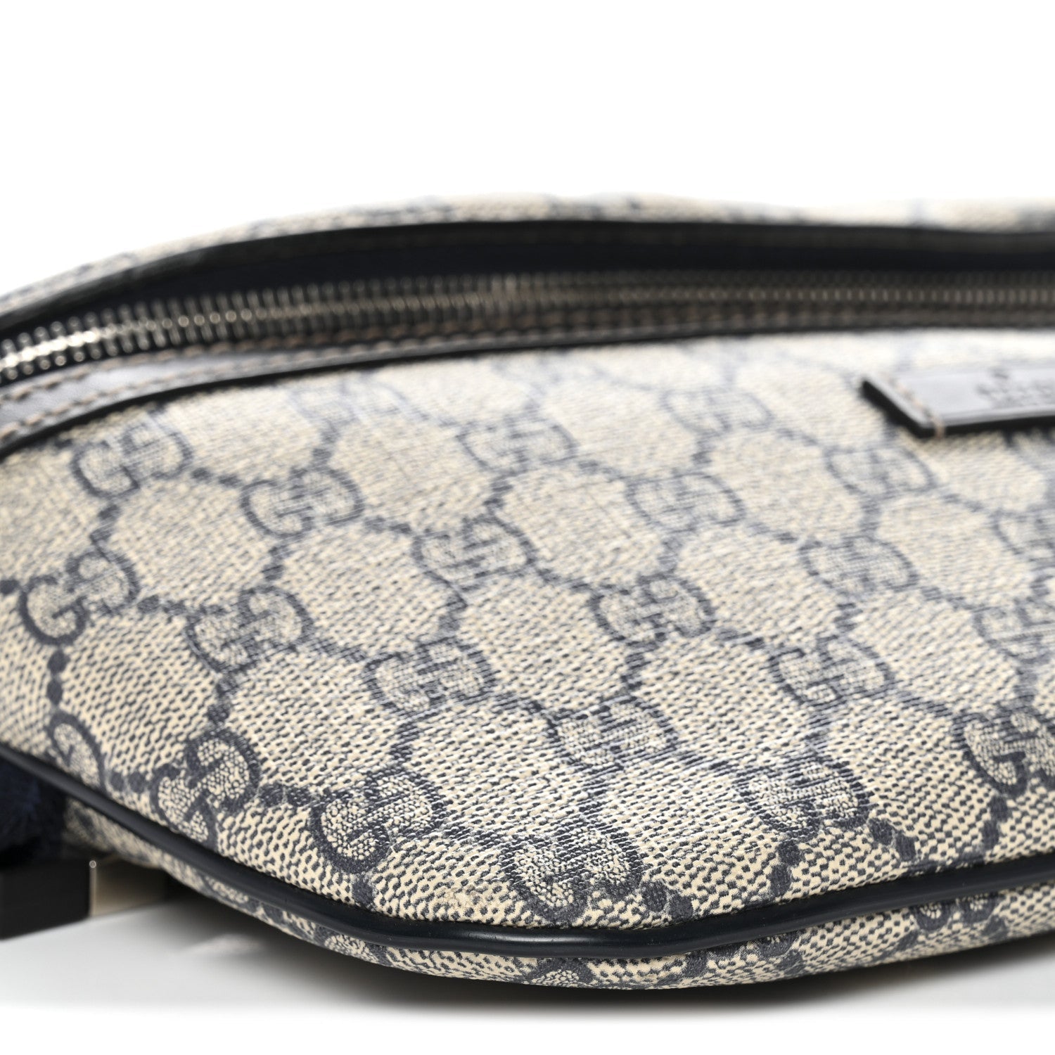 GG Supreme Monogram Belt Bag Navy