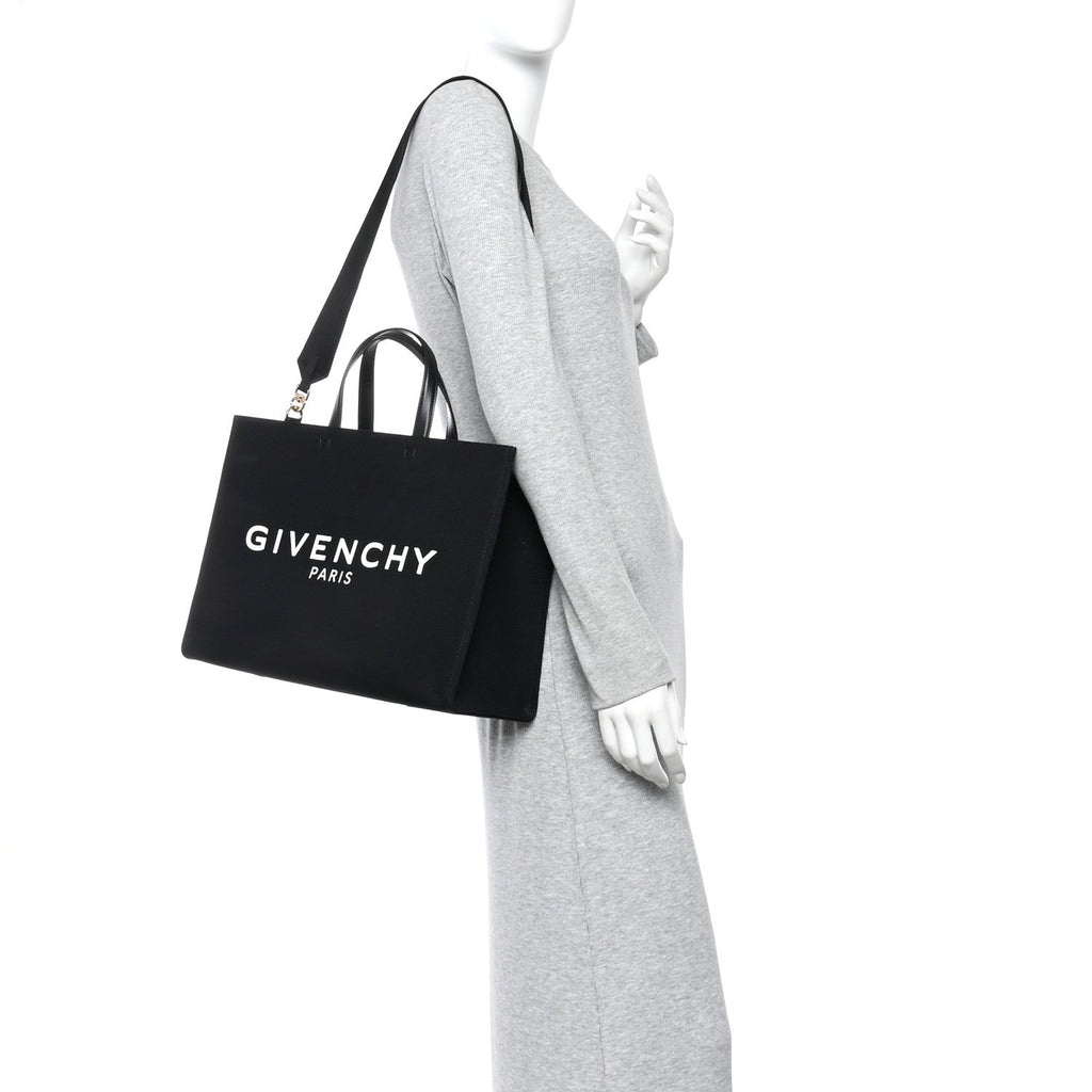 Canvas Medium G Tote Black