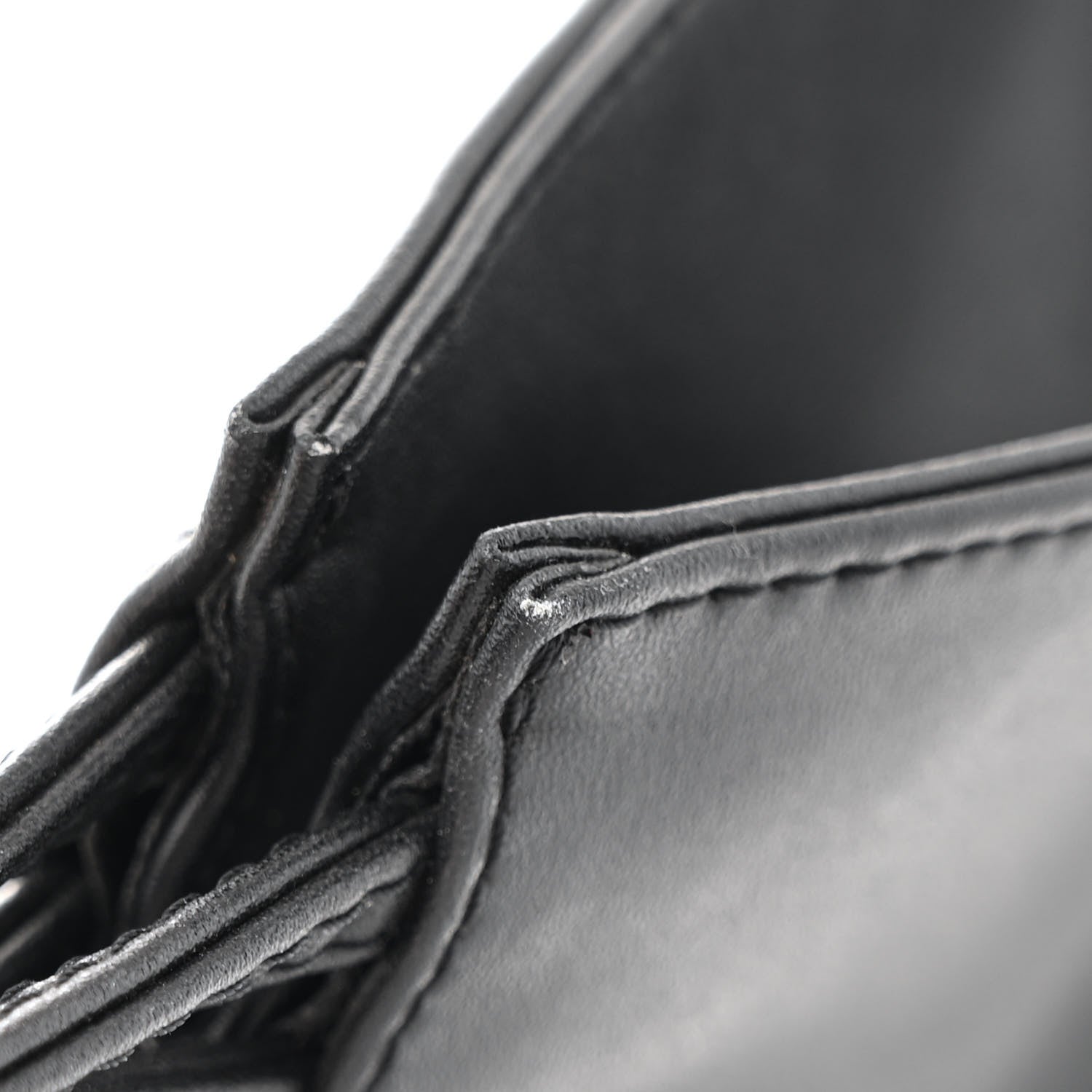 Vegan Leather Small Shopping Bag Black