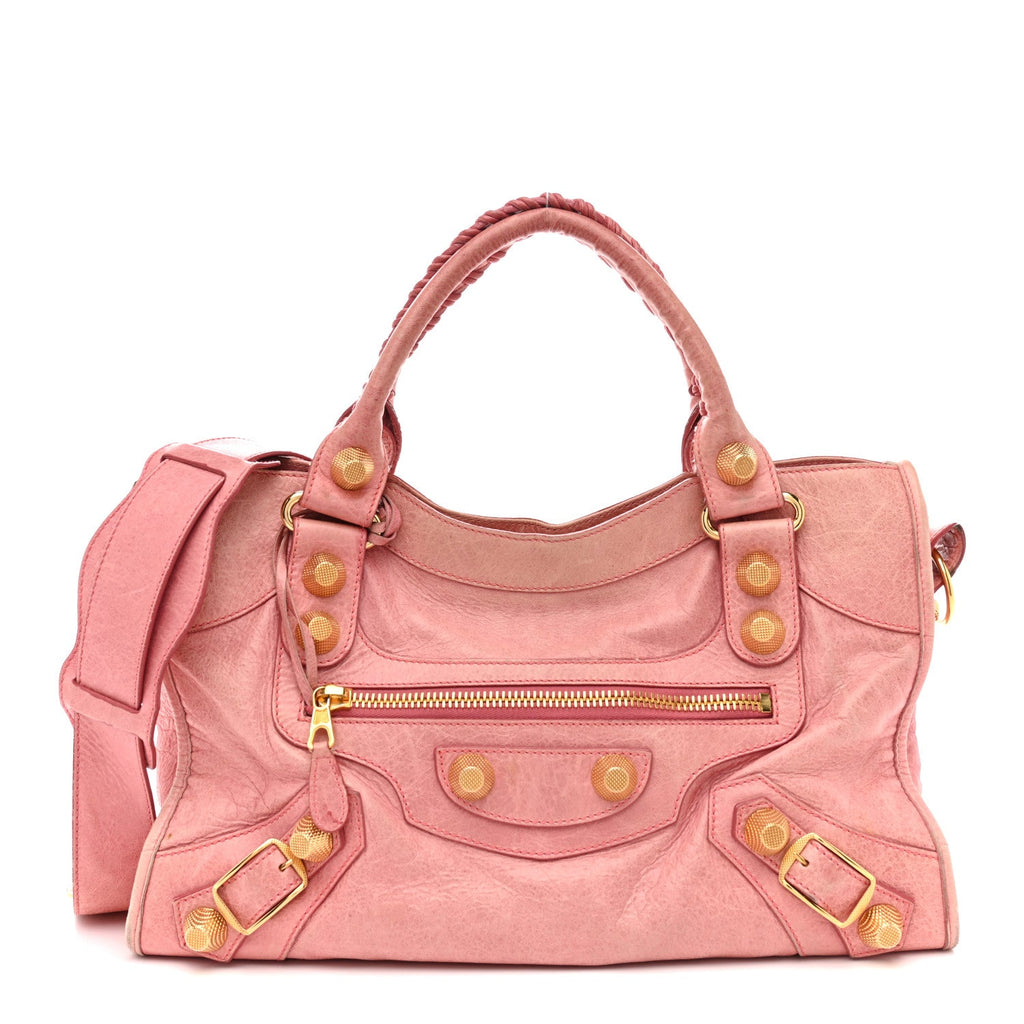 Agneau Giant 21 Gold Hardware City Bubblegum