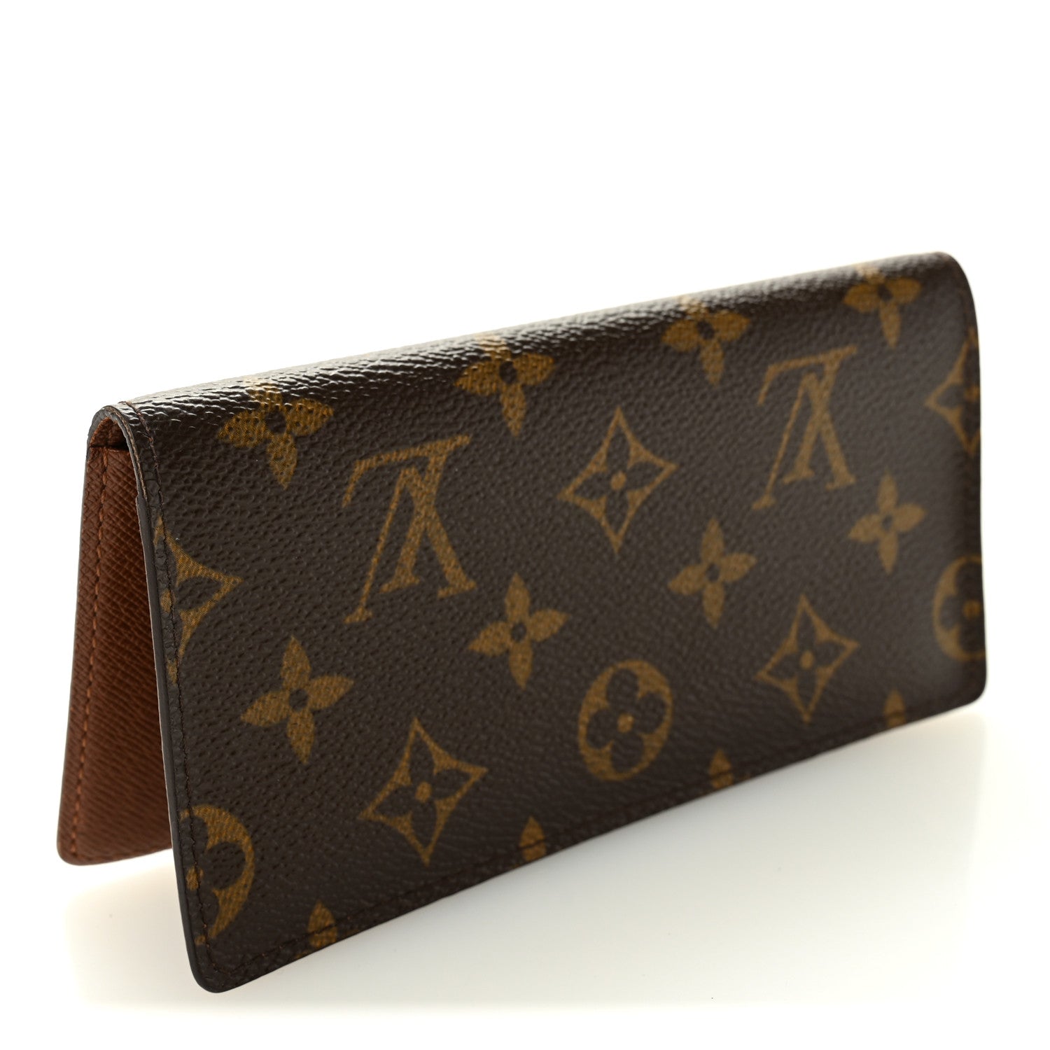 Monogram Simple Checkbook Holder Wallet Cover
