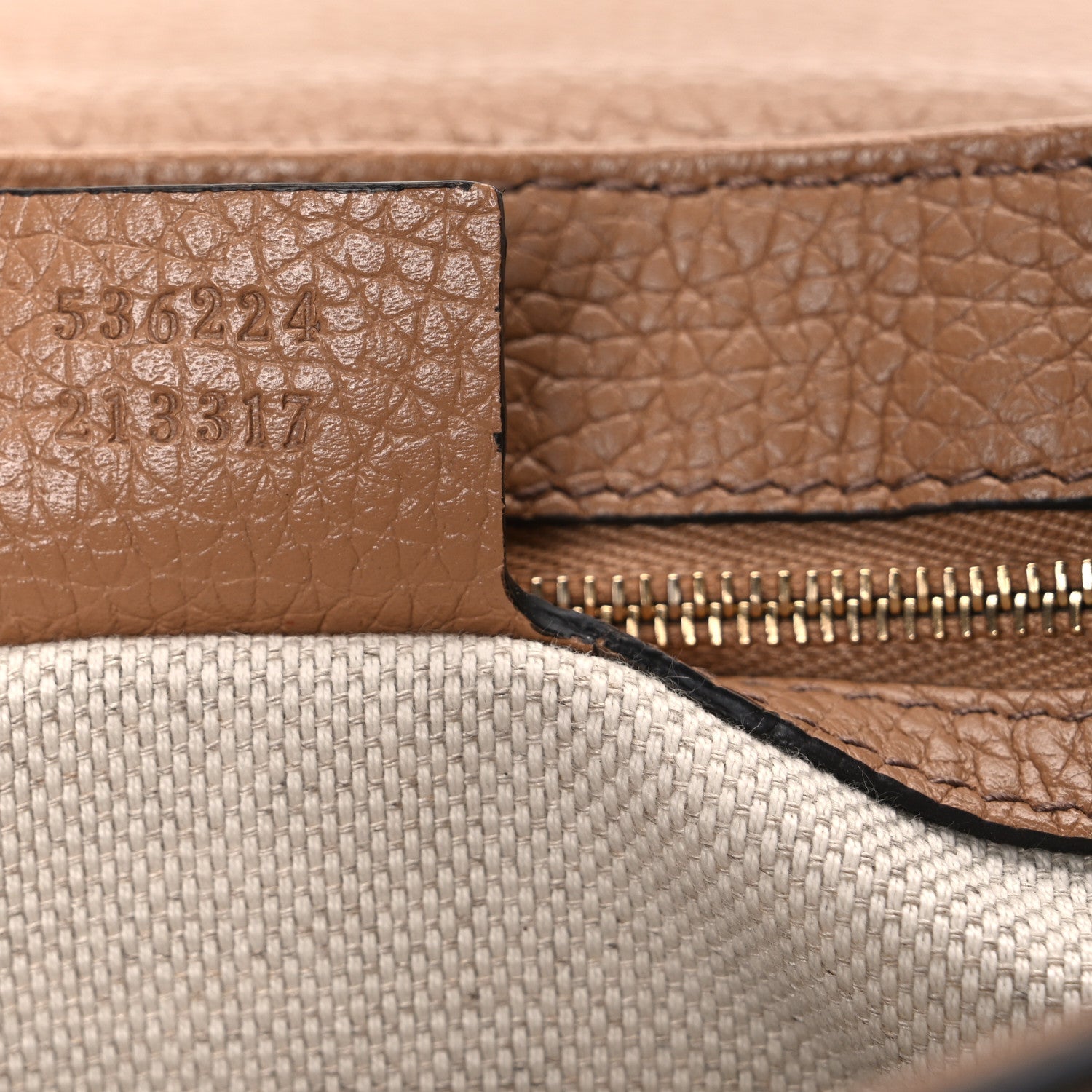Pebbled Calfskin Medium Soho Flap Crossbody Camelia