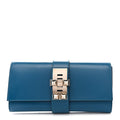 Tadelakt Medor 23 Clutch Bleu Izmir