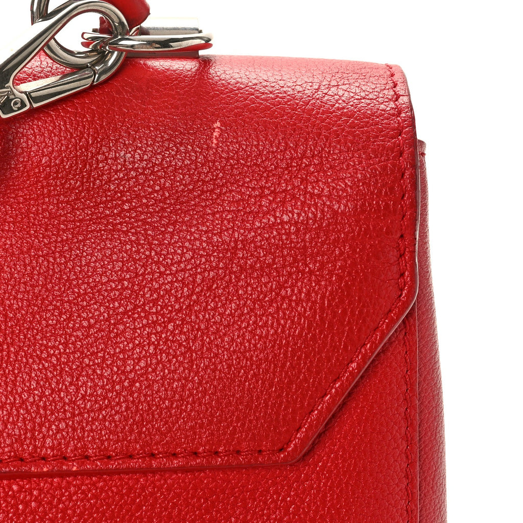 Soft Calfskin Lockme II Top Handle Rubis