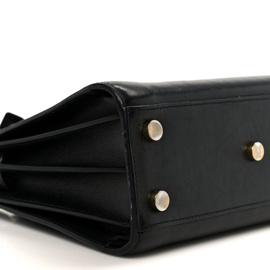 Calfskin Nano Sac De Jour Black