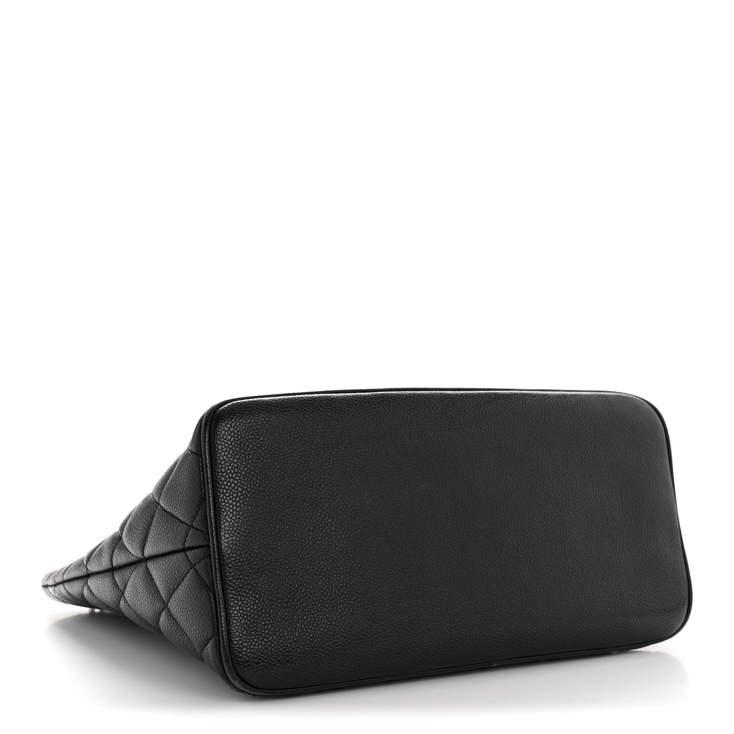 Caviar Quilted Medallion Tote Black