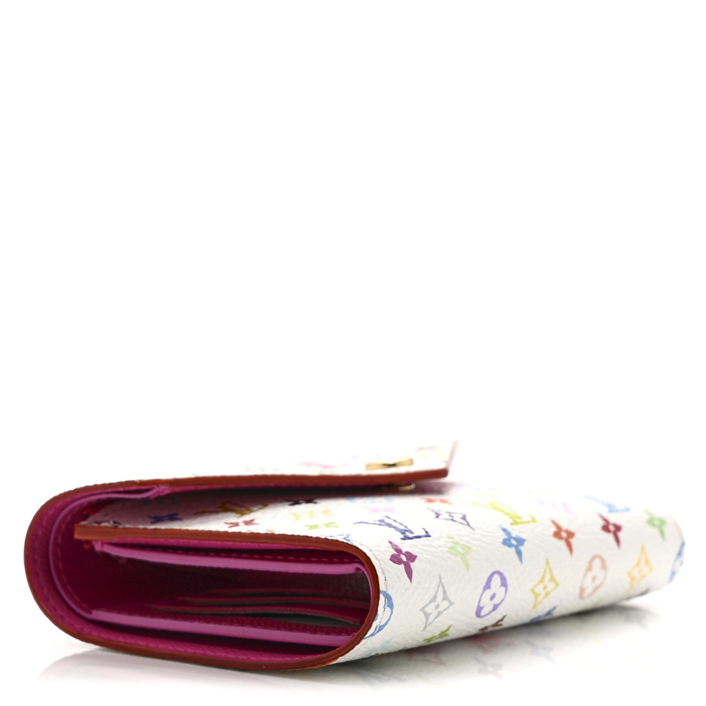 LV x TM Monogram Multicolor Victorine Wallet White