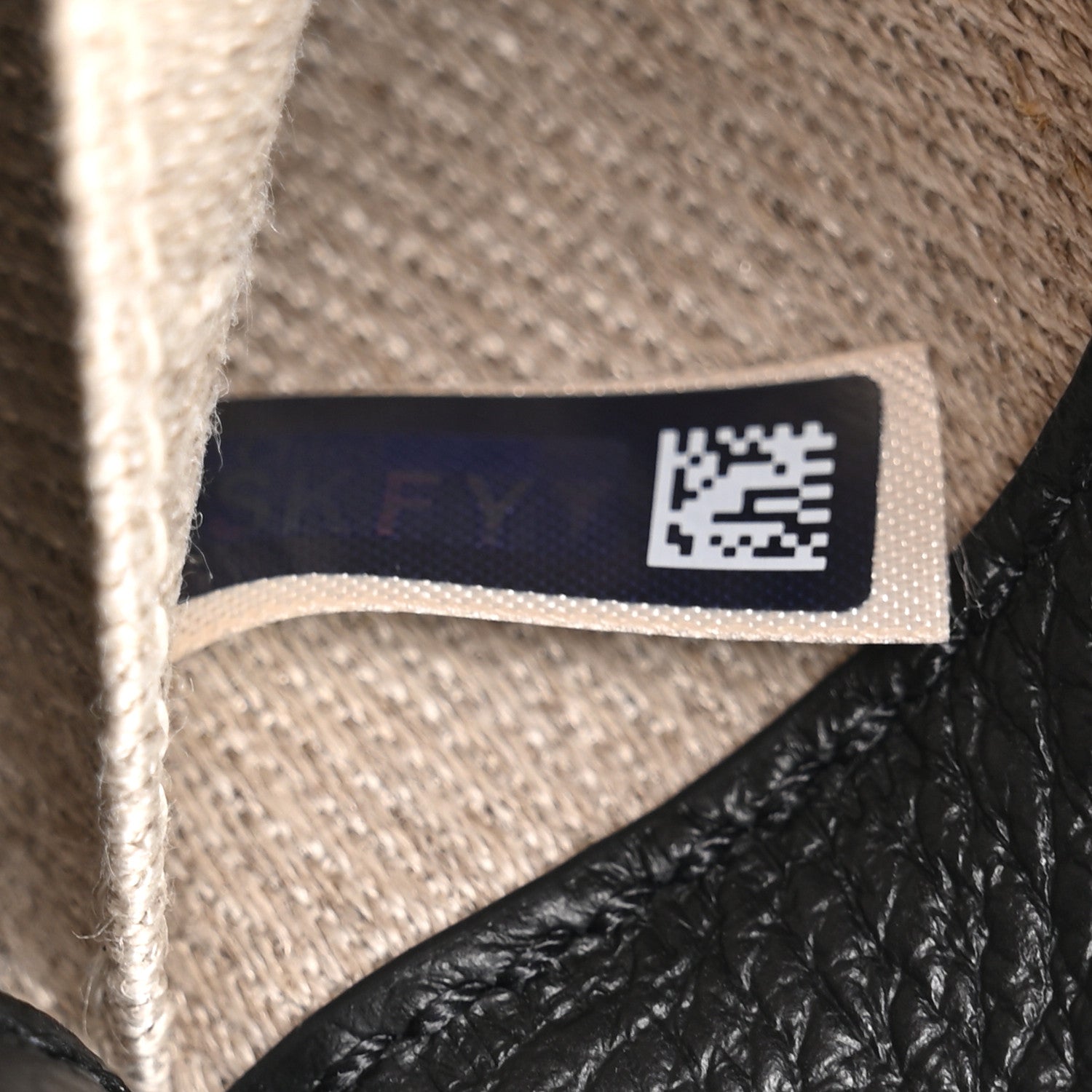 Calfskin Nano Marcie Saddle Bag Black