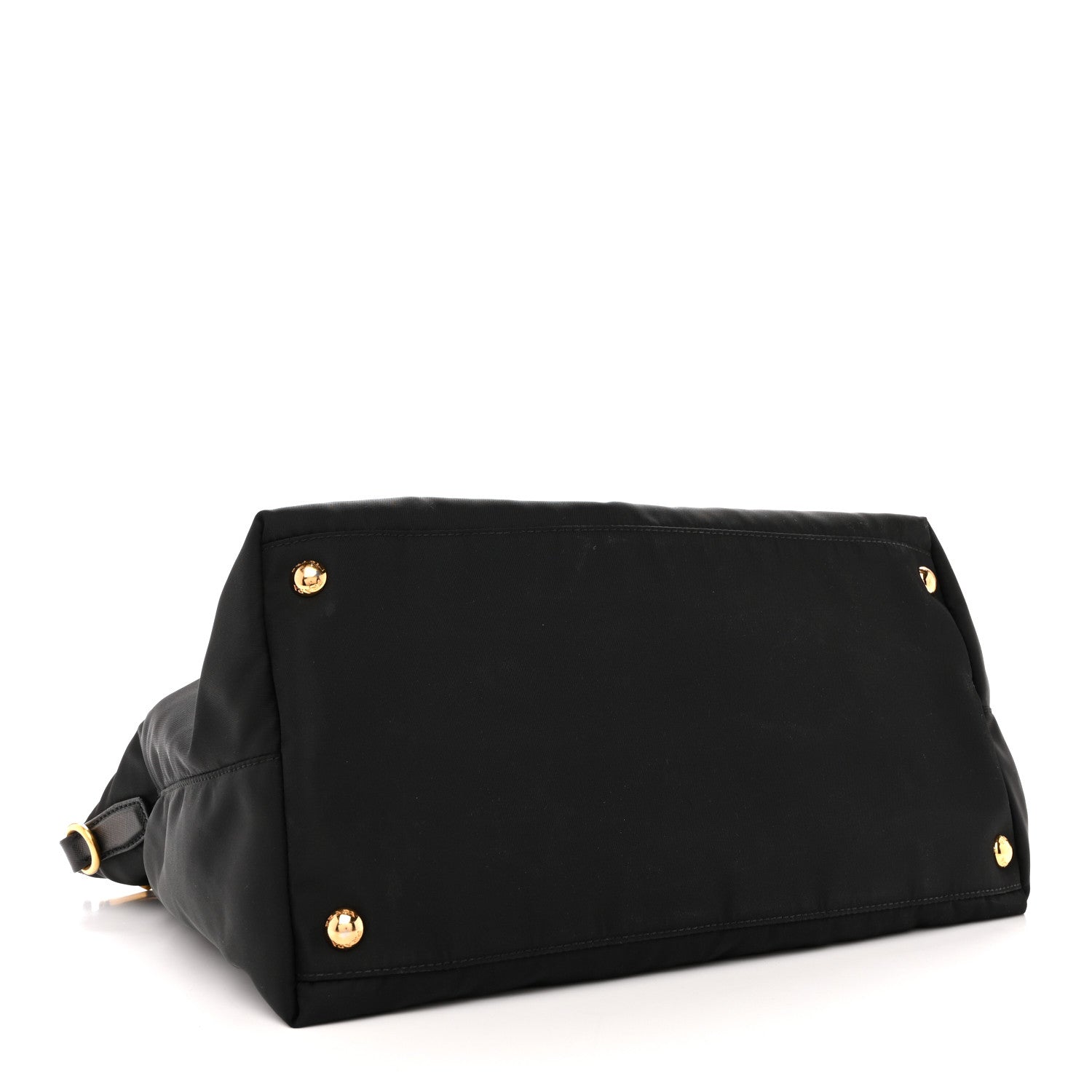 Tessuto Nylon Saffiano Tote Black