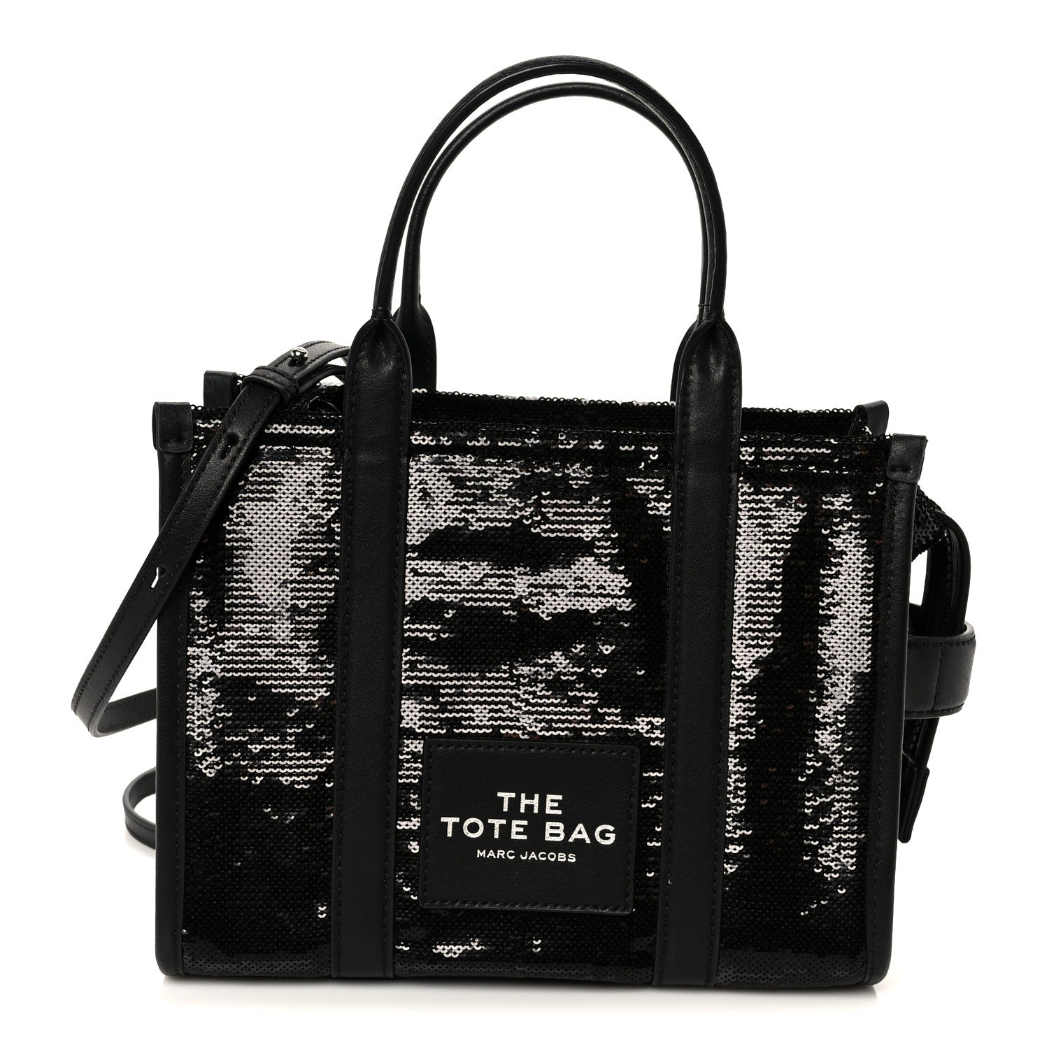 Sequin Small The Tote Bag Black