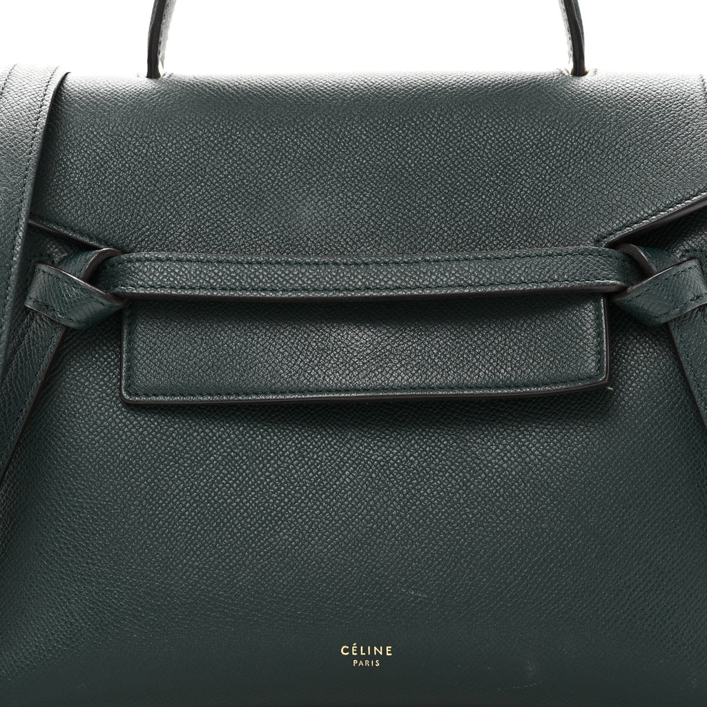 Grained Calfskin Micro Belt Bag Amazone