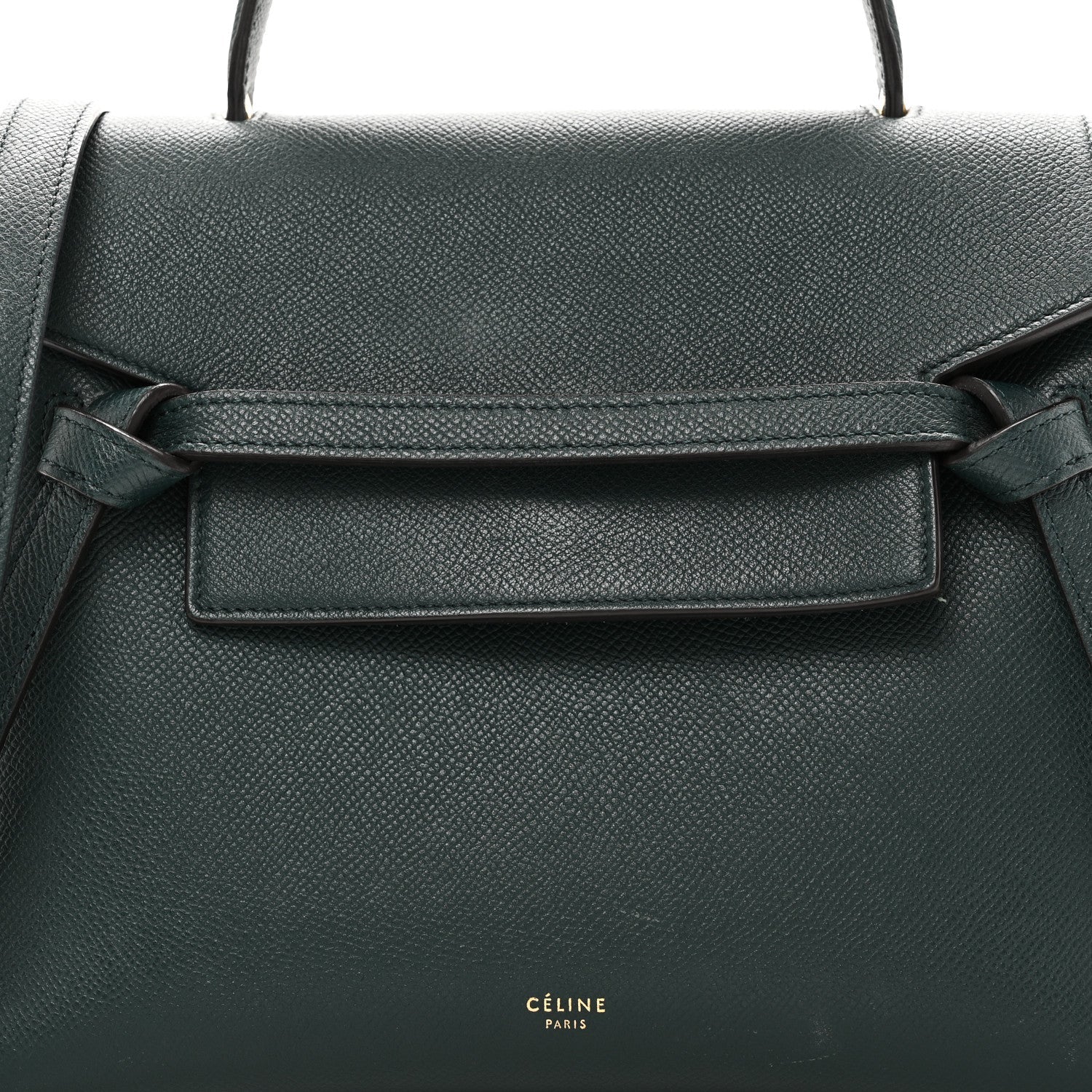 Grained Calfskin Micro Belt Bag Amazone