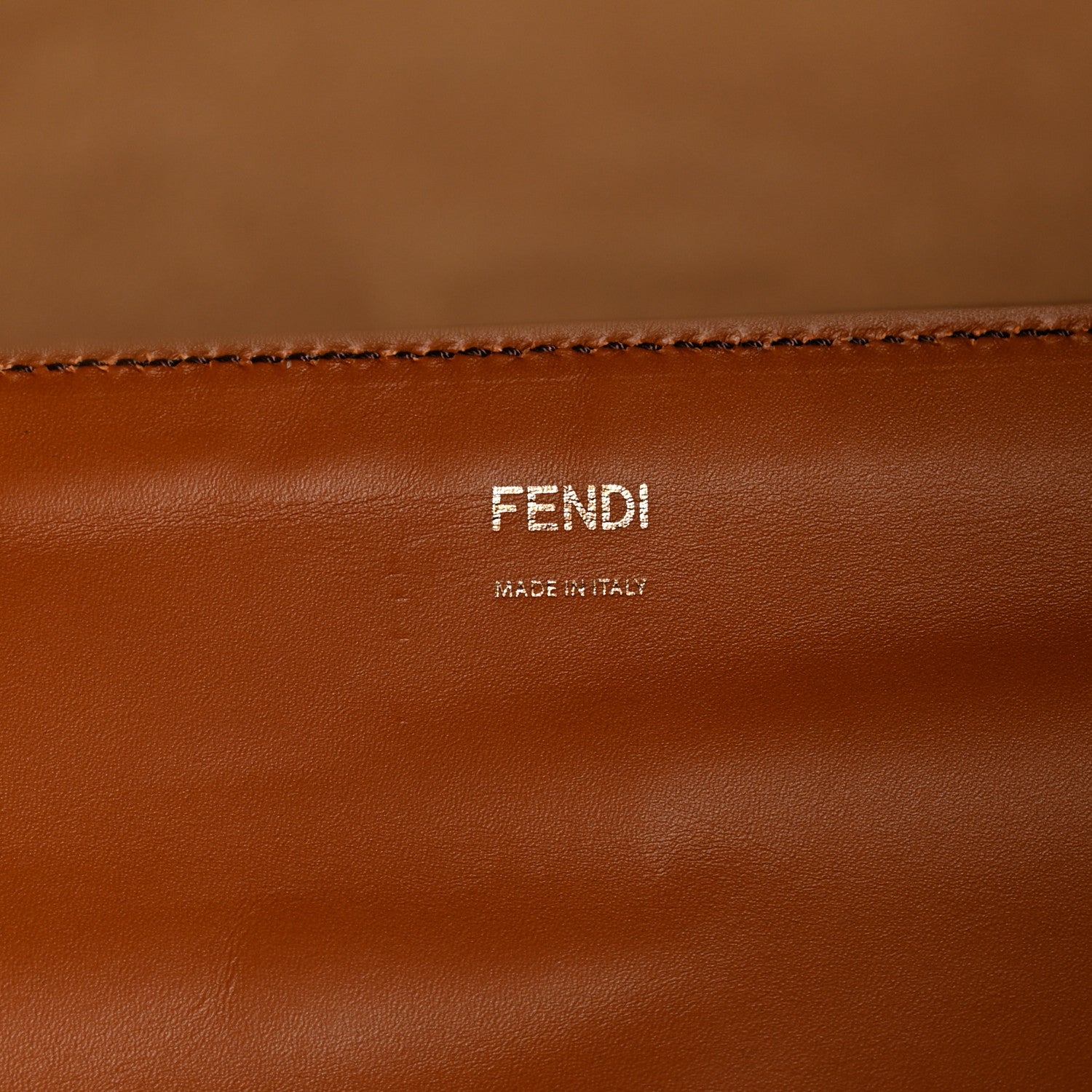 Vitello King Plexiglass Medium Fendi Sunshine Shopper Tote Cuoio