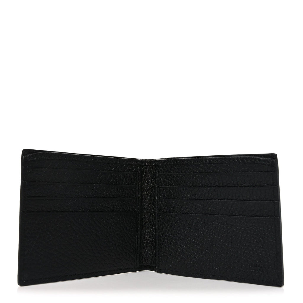 Piuma Calfskin Jumbo GG Embossed Wallet Black