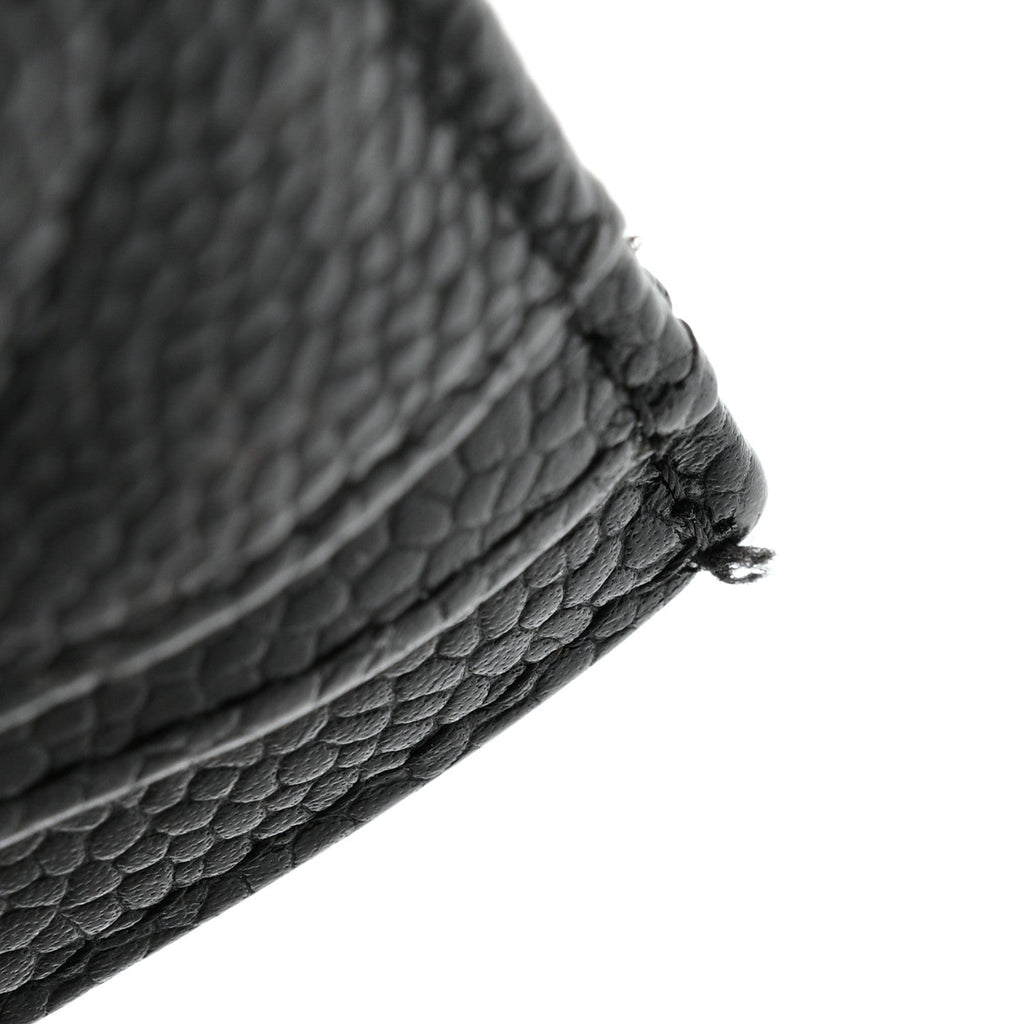 Caviar Quilted  Holder Black