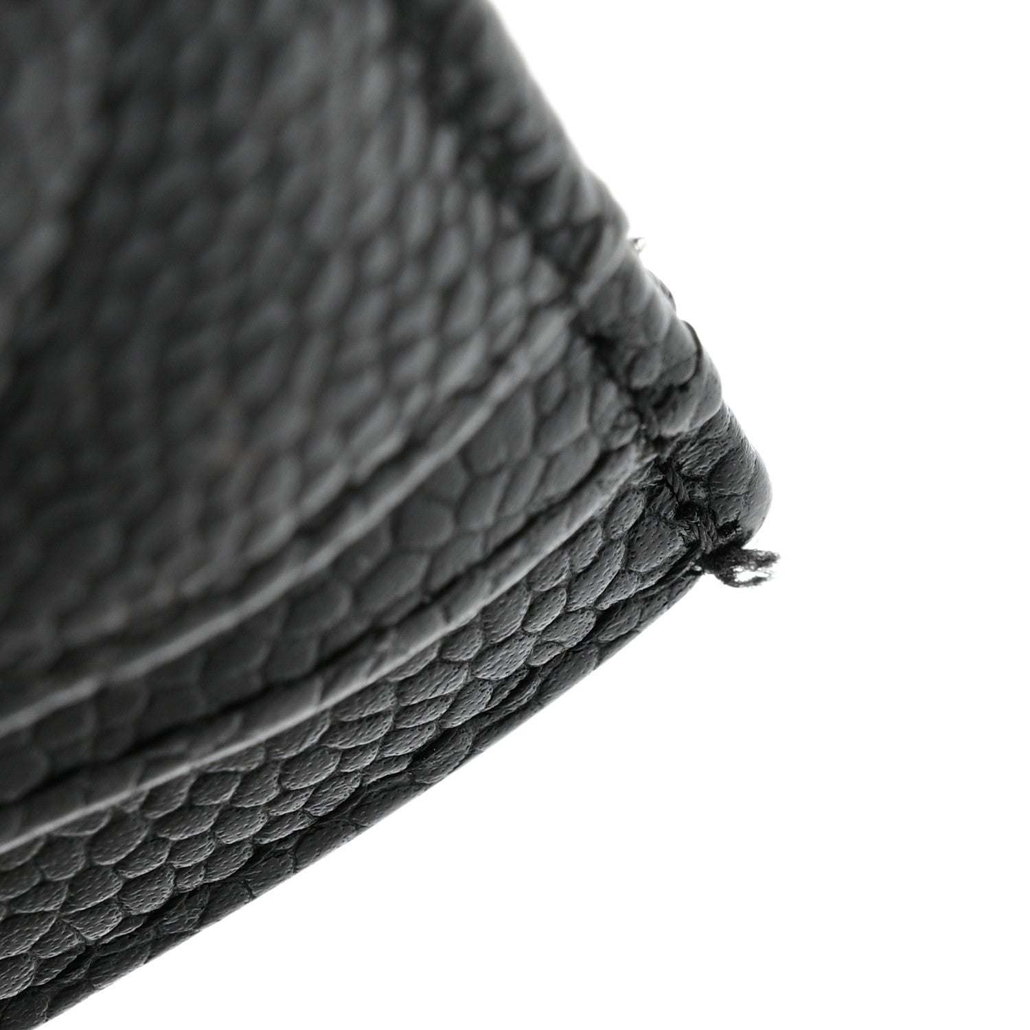 Caviar Quilted  Holder Black