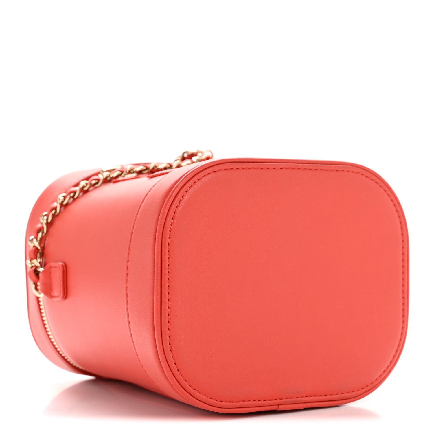 Lambskin Timeless Vanity Cosmetic Case Red