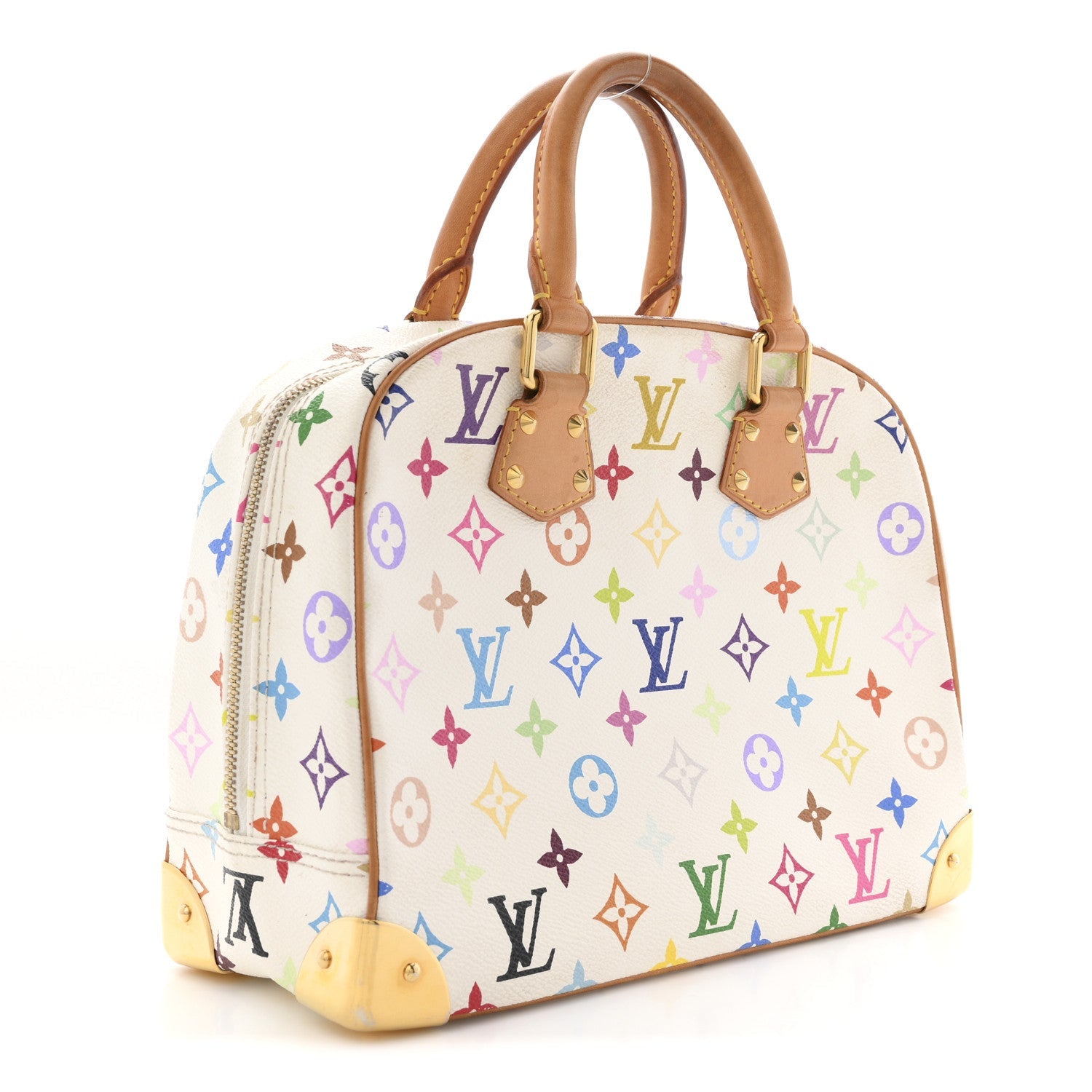 Monogram Multicolor Trouville White
